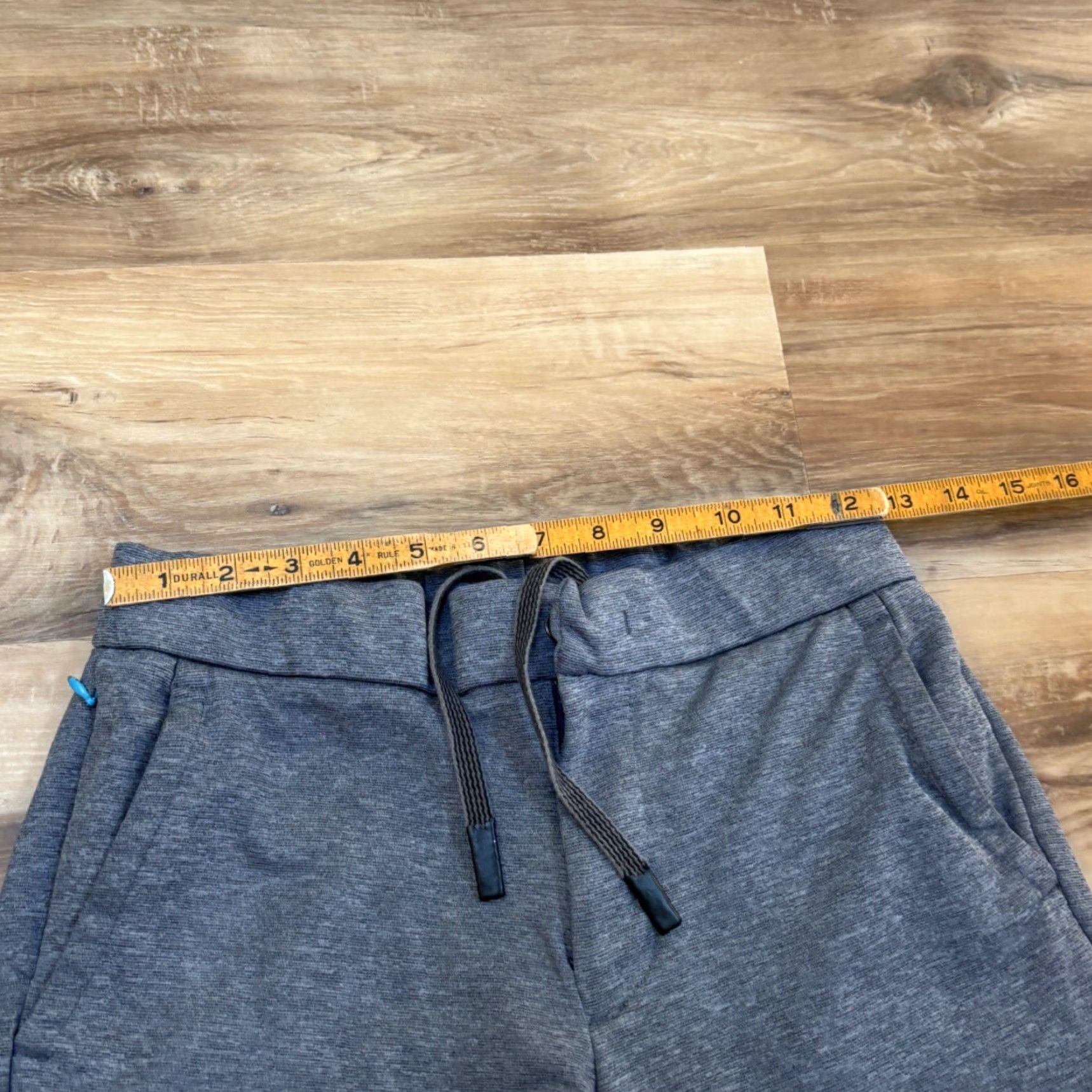 Bonobos Bonobos Pants Mens Small Short Heather Gray Travel Jogger Drawstring Slim Tapered 26in Inseam Gray Size US 29 - 6 Thumbnail