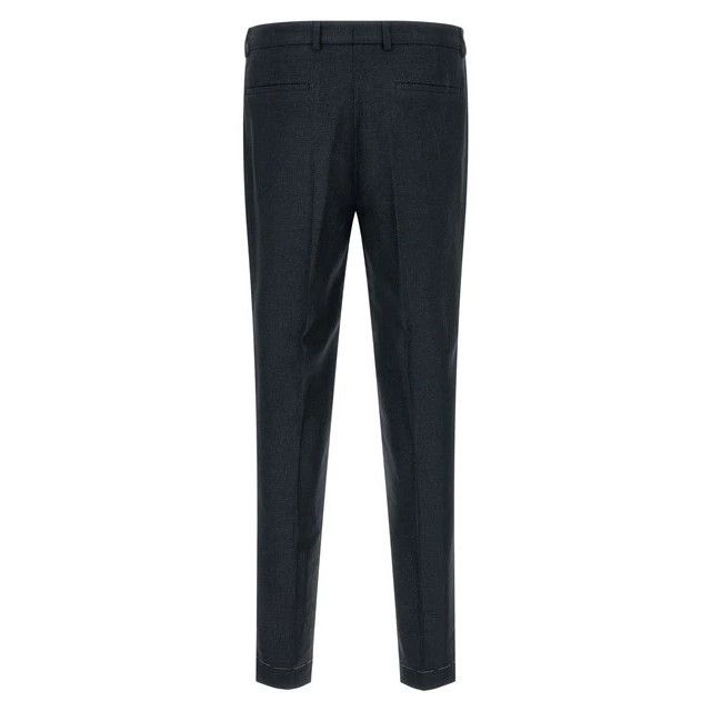 Brunello Cucinelli BRUNELLO CUCINELLI Blue Hopsack Suit New & Authentic (Men's Size US XL / EU 56 / 4 - 4 Thumbnail