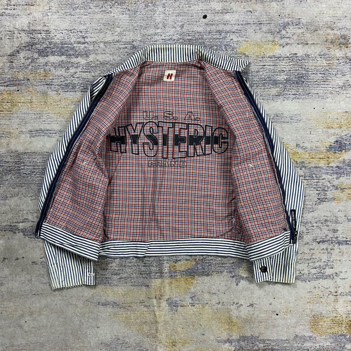 Hysteric Glamour Vintage Hysteric glamour stripe work jacket Size US S / EU 44-46 / 1 - 6 Thumbnail