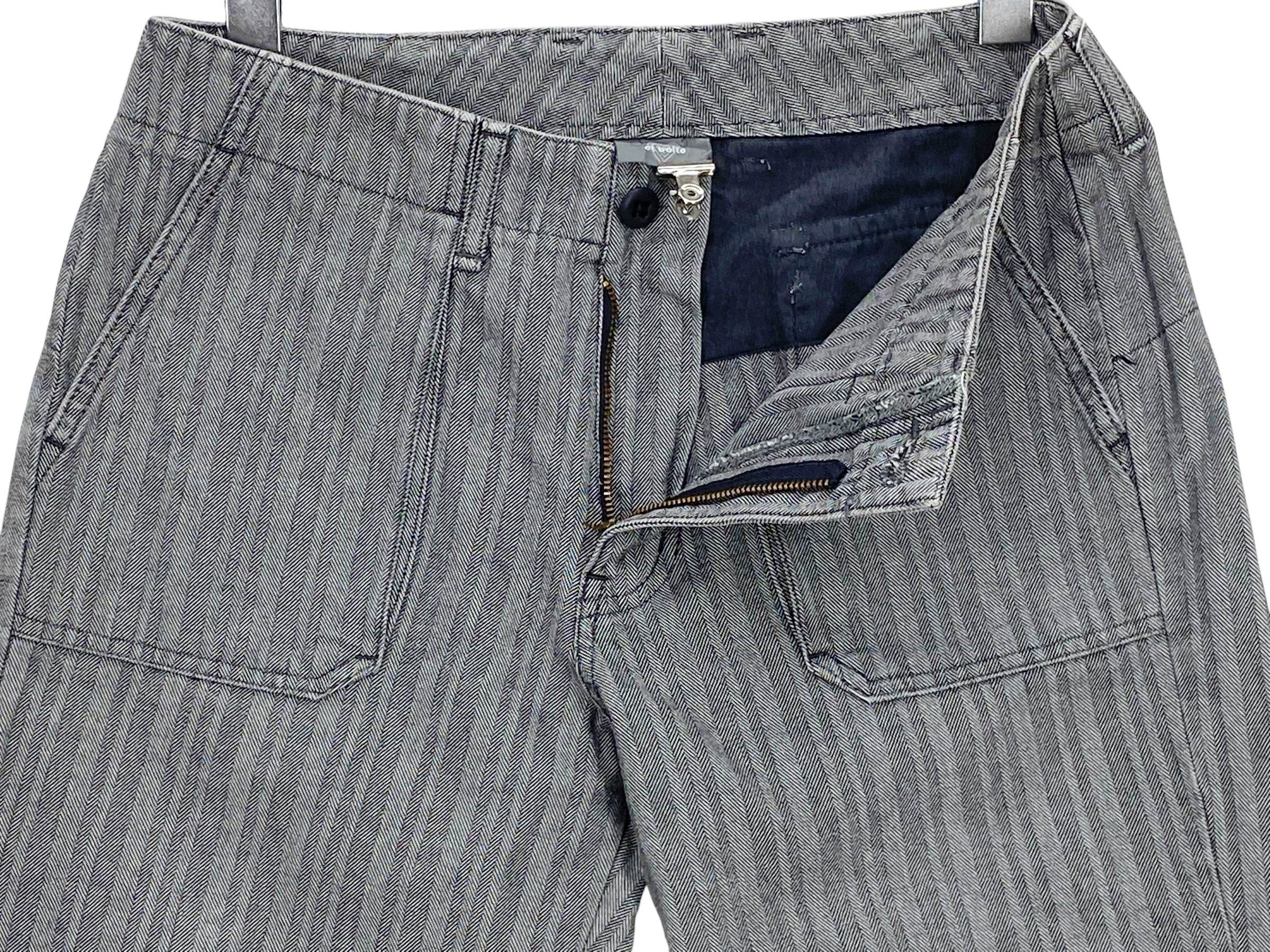 Japanese Brand Et Boite Pants Stripes Designer Pants Size 27" / US 4 / IT 40 - 4 Thumbnail