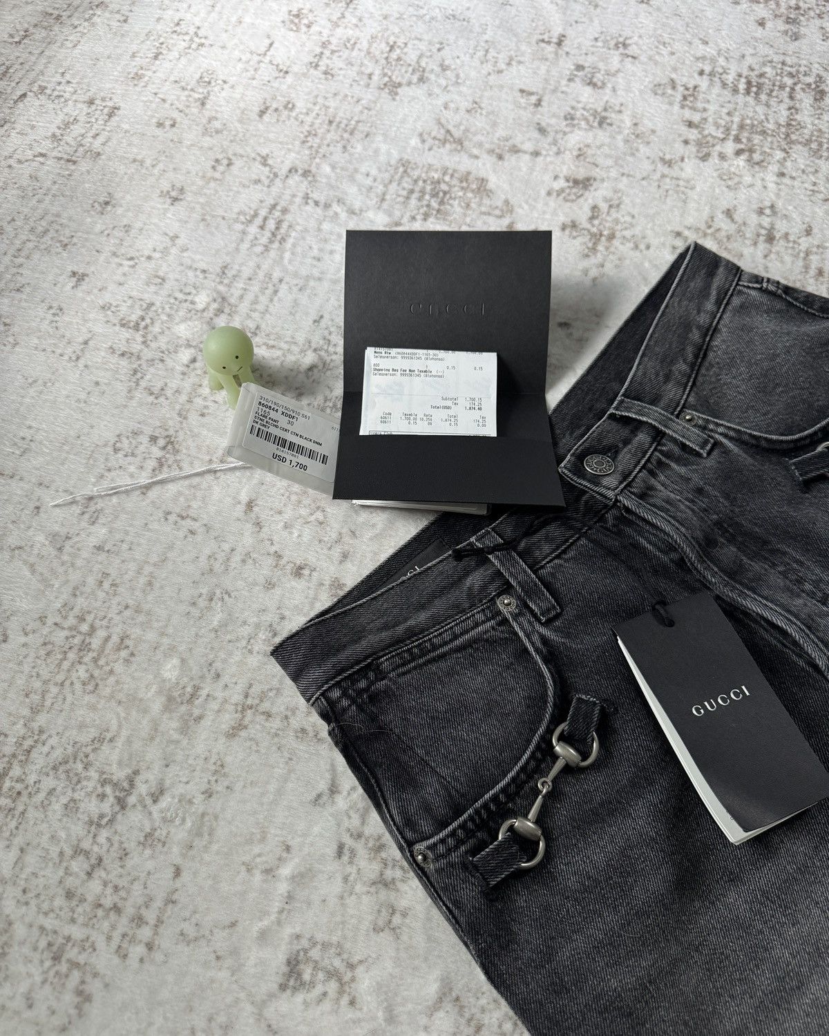 Gucci gucci by demna grey horsebit jeans Size US 30 / EU 46 - 3 Thumbnail