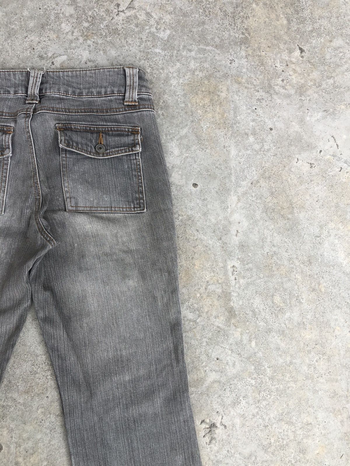 If Six Was Nine Japanese Daily Topics Flared Jeans Cargo Pants Size US 29 - 10 Thumbnail