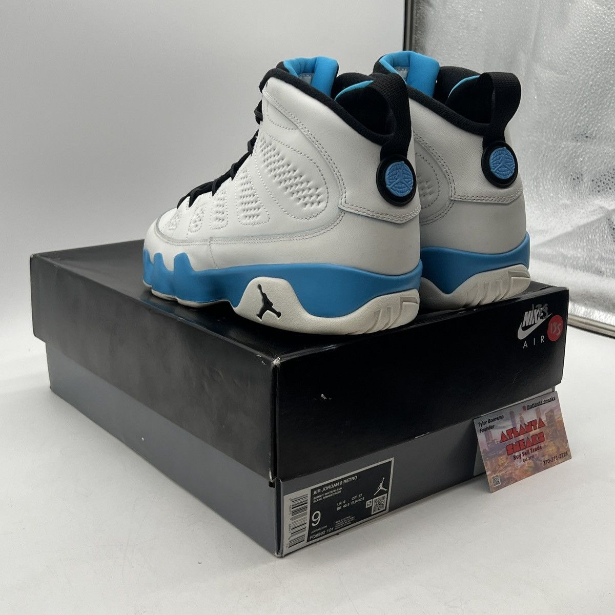 Jordan Brand Air Jordan 9 powder blue Size US 9 / EU 42 - 4 Thumbnail