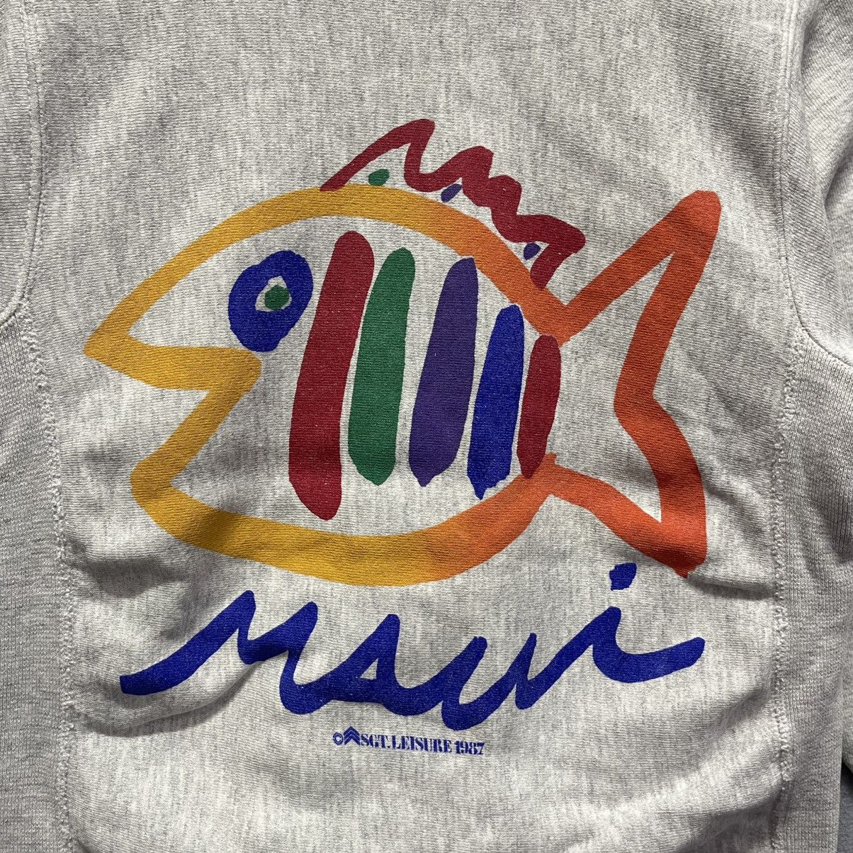 Vintage Vintage 80s Maui SGT Leisure Fish Graphic Sweatshirt Size US S / EU 44-46 / 1 - 3 Thumbnail