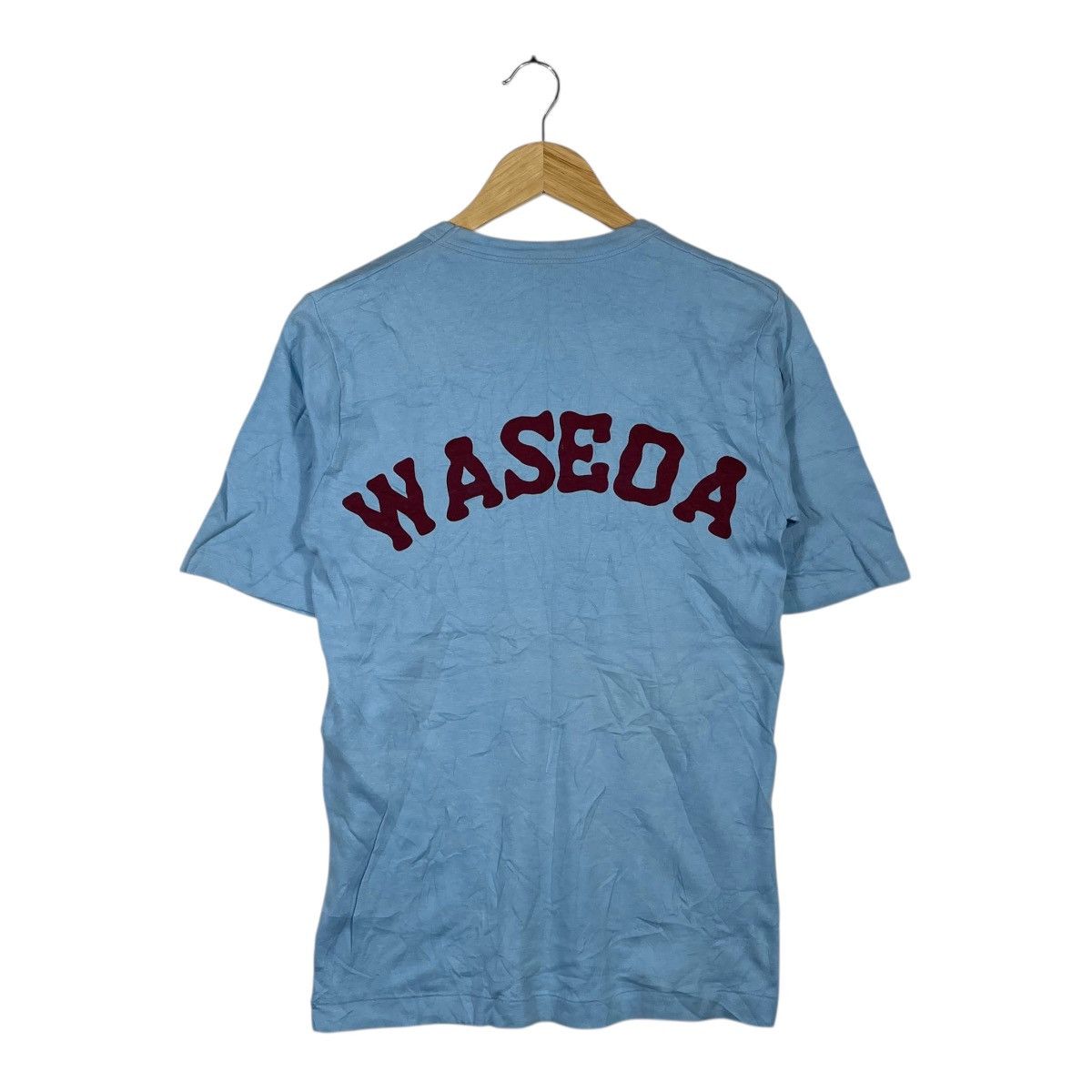 Vintage WASEDA JAPANESE GRAPHIC T SHIRT VINTAG Size US S / EU 44-46 / 1 - 4 Thumbnail