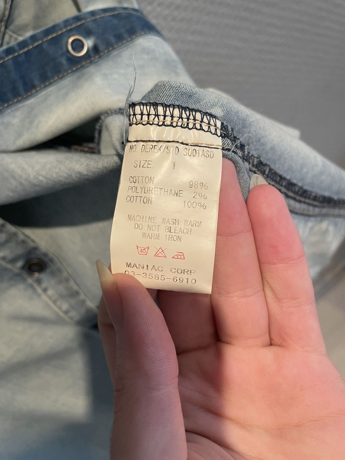 Le Grande Bleu (L.G.B.) L.G.B Dream Denim sleeveless button up shirt Size US M / EU 48-50 / 2 - 5 Thumbnail