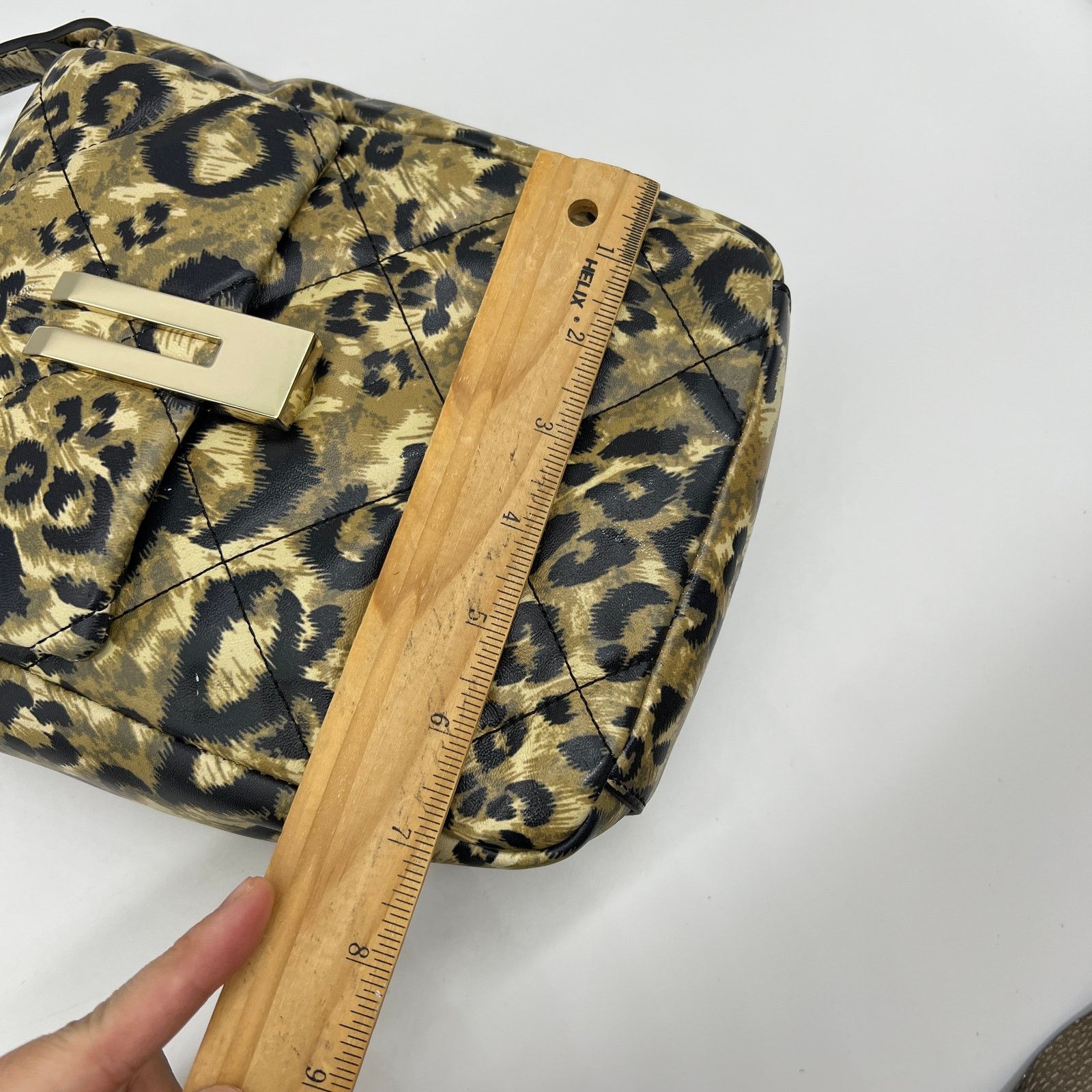 Other Vince Camuto Quilted Leather Crossbody - Doty Purse Leopard Size ONE SIZE - 9 Thumbnail