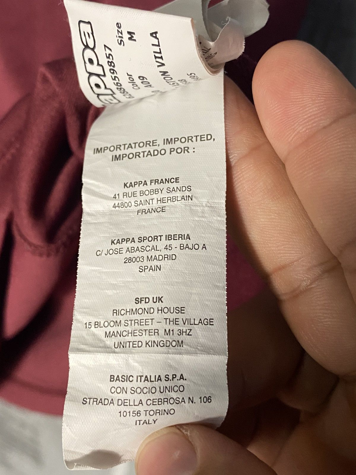 Kappa Aston Villa Kappa Soccer Jersey 2019/2020 Football Shirt Kit Size US M / EU 48-50 / 2 - 8 Thumbnail