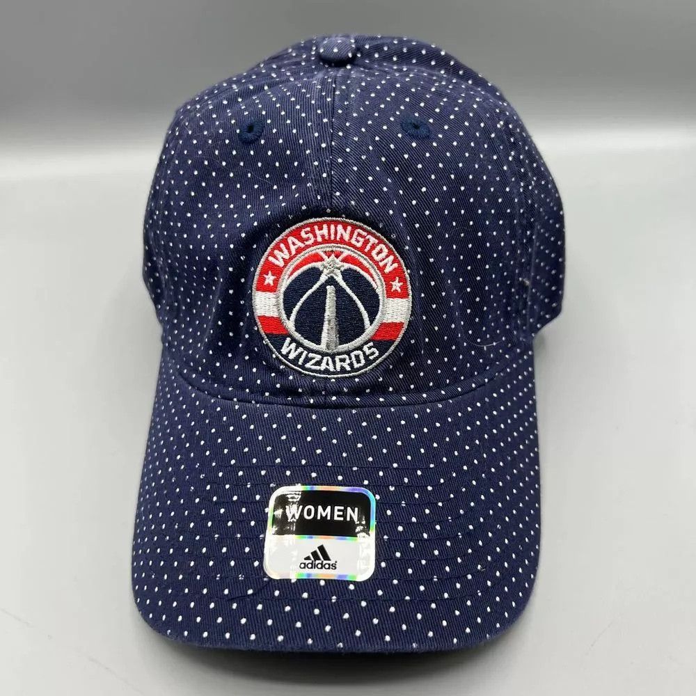 Adidas Washington Wizards Hat Women Polka Dots Adidas Strap Back Size ONE SIZE - 1 Thumbnail