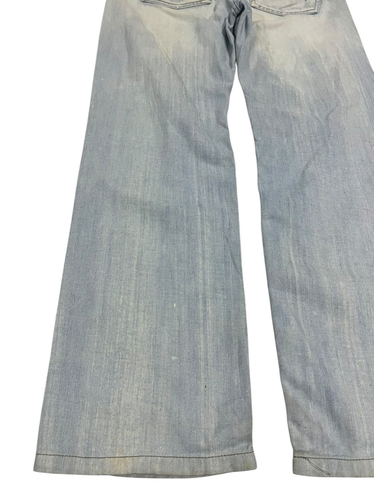 If Six Was Nine VINTAGE Y2K DIESEL LIGHT BLUE WASHED DENIM Size US 30 / EU 46 - 11 Thumbnail