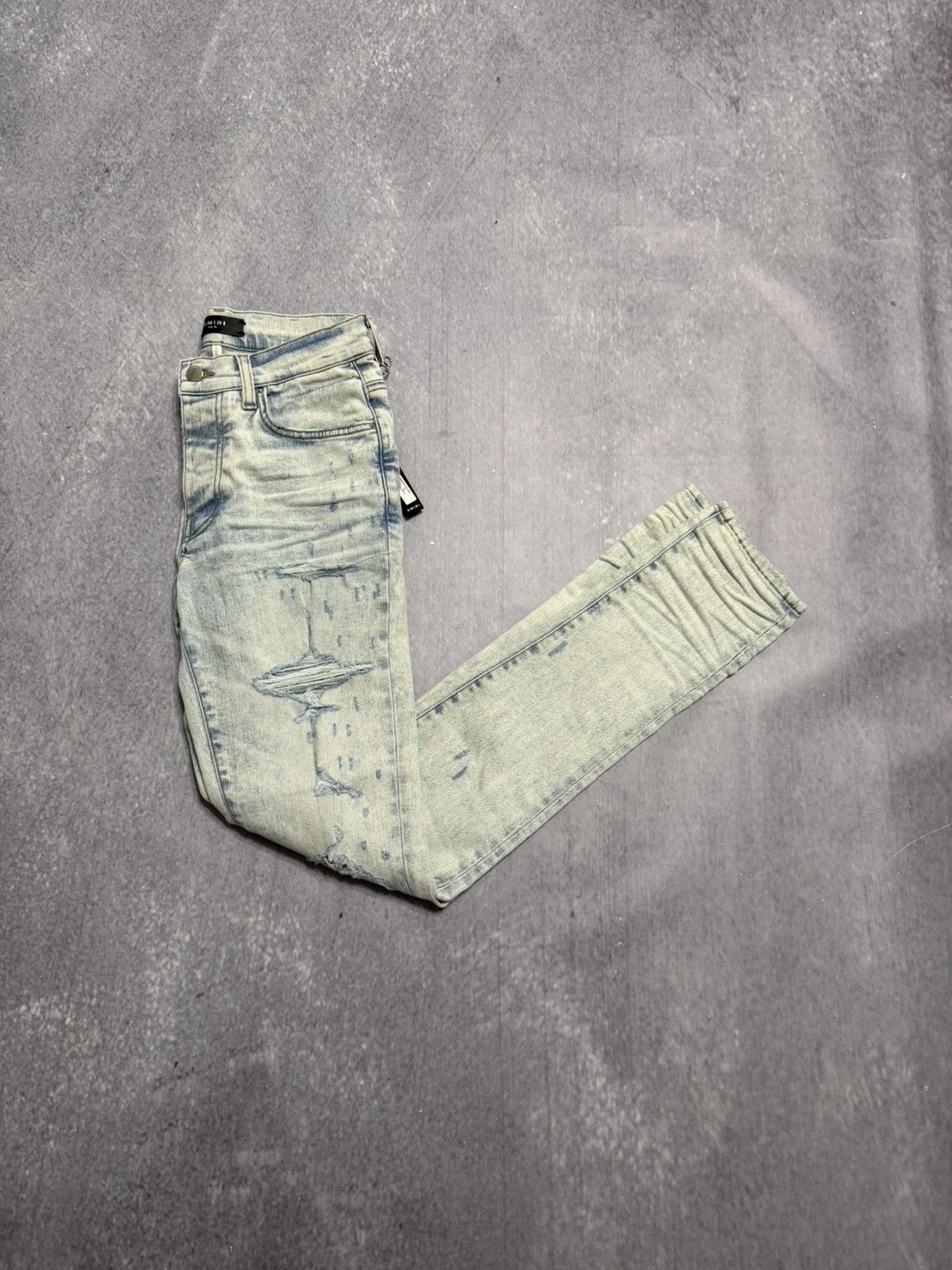 Amiri AMIRI Thrasher Plus Vintage Sky Slim Jeans Size US 29 - 3 Thumbnail