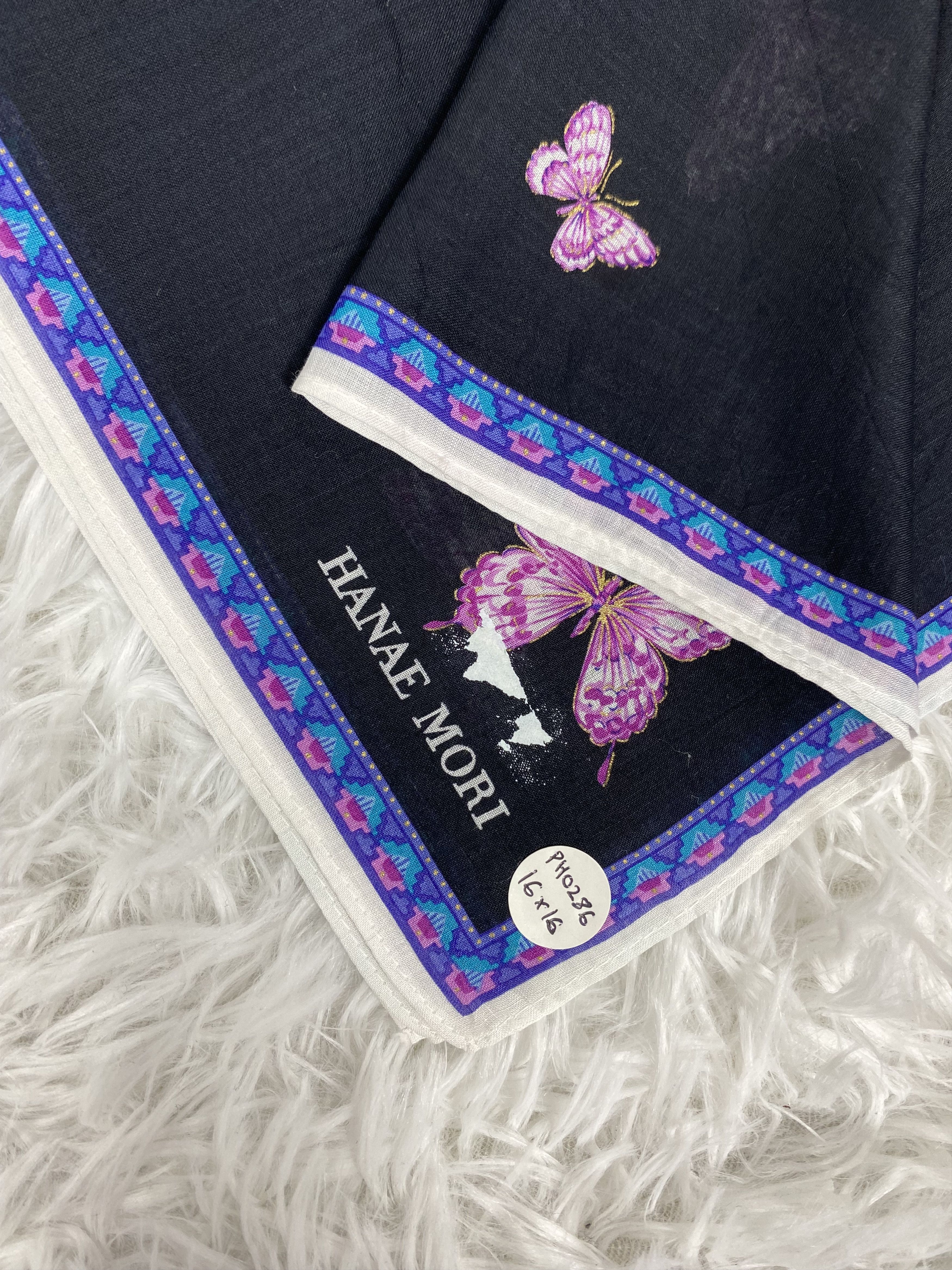 Hanae Mori Vintage Hanae Mori Handkerchief Neckerchief PH0286 Size ONE SIZE - 2 Thumbnail