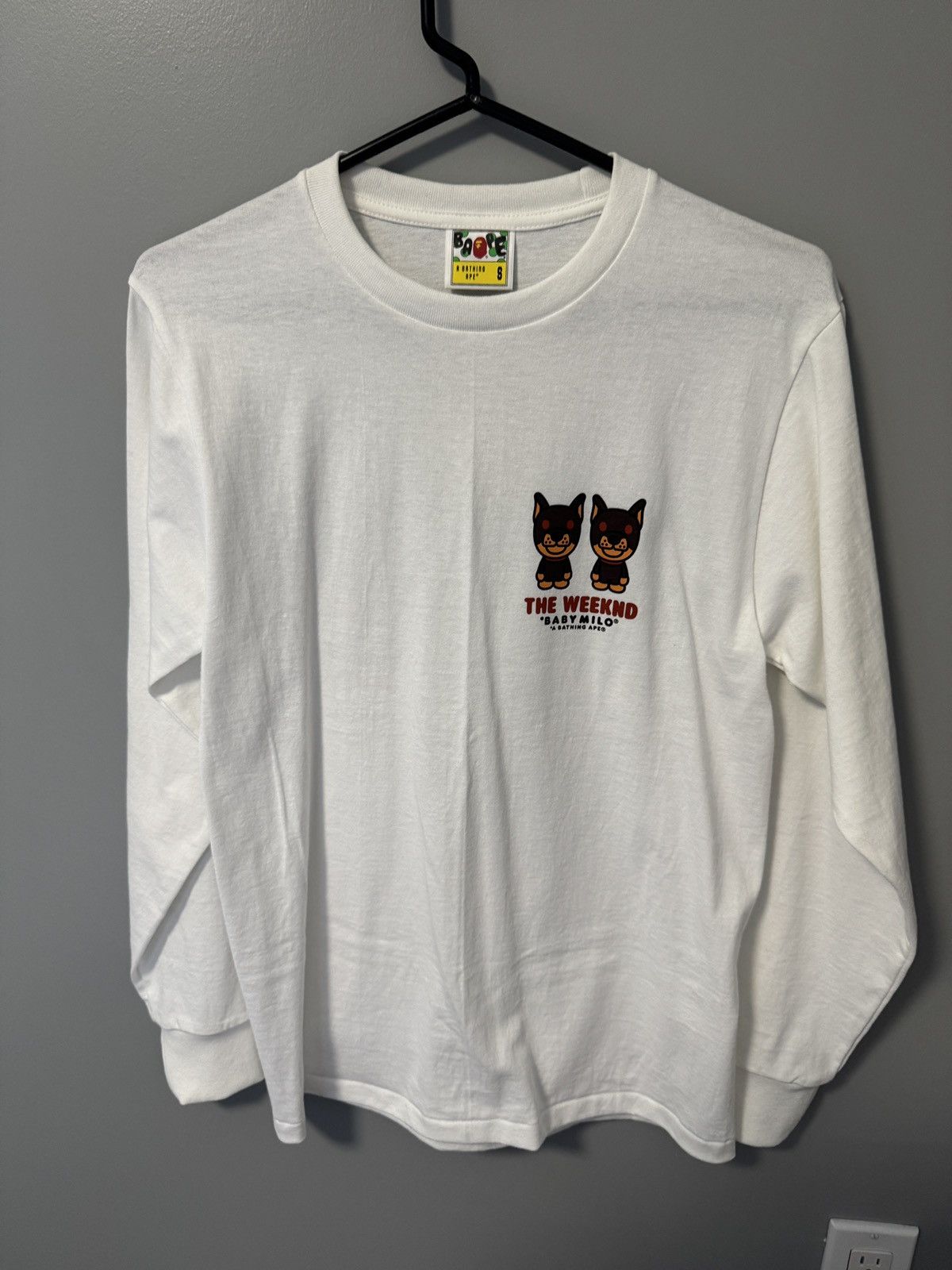 Bape × The Weeknd Rare collab The Weeknd X Bape long sleeve tee sz S Size S / US 4 / IT 40 - 3 Thumbnail