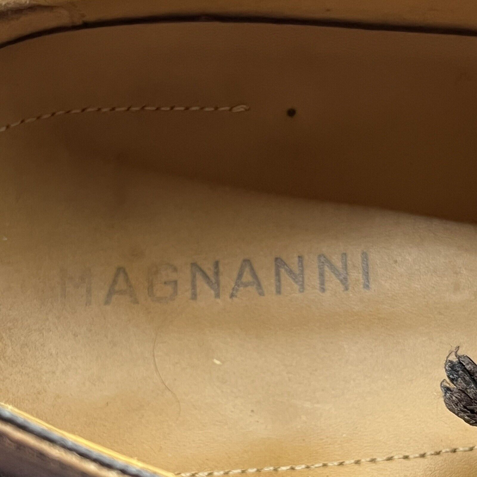 Magnanni Magnanni Manolo Medallion Shoes Men's Size 9 M Cognac Brown Size US 9 / EU 42 - 9 Thumbnail