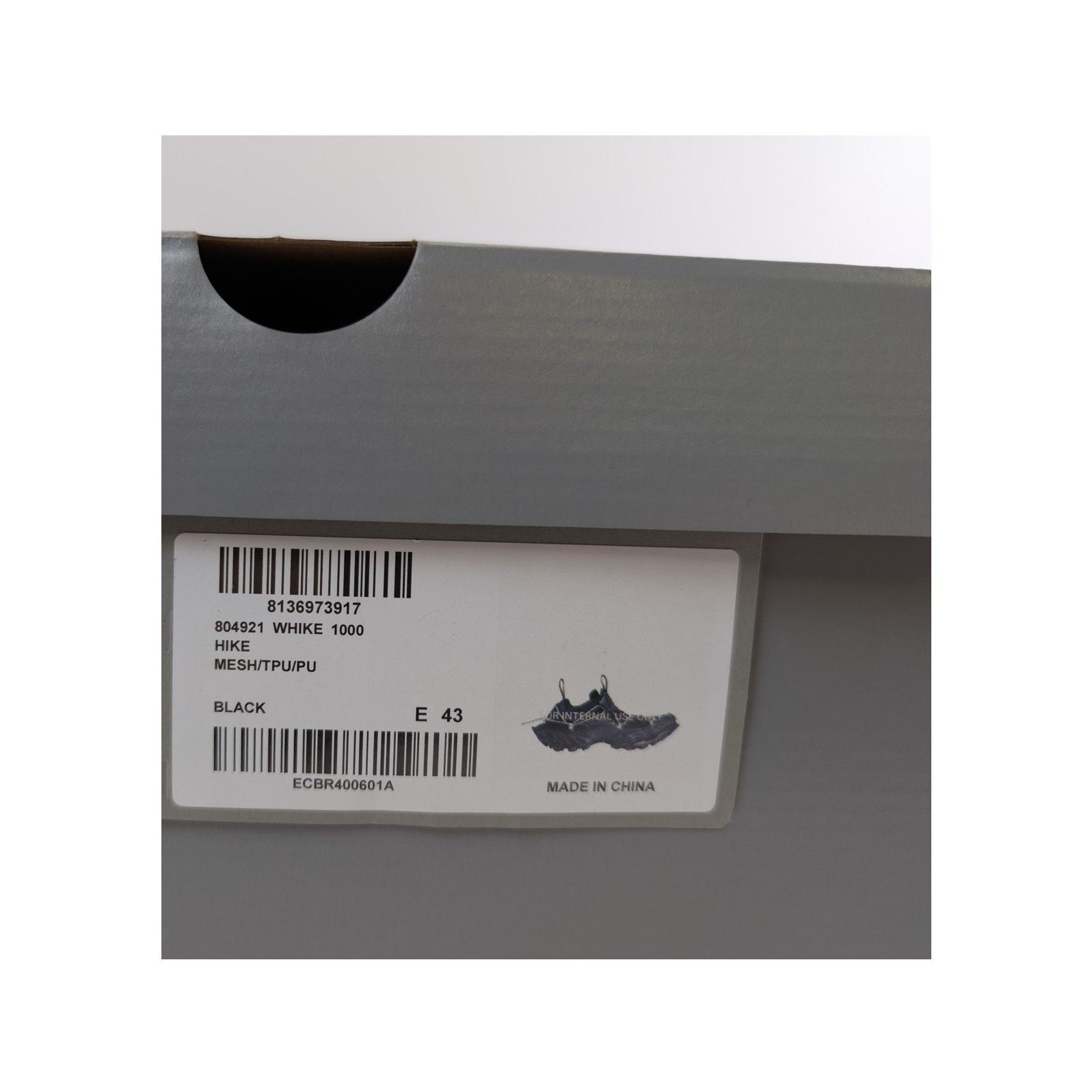 Balenciaga o1rshd1 Hike Low-Top Sneakers in Black Size US 10 / EU 43 - 21 Thumbnail