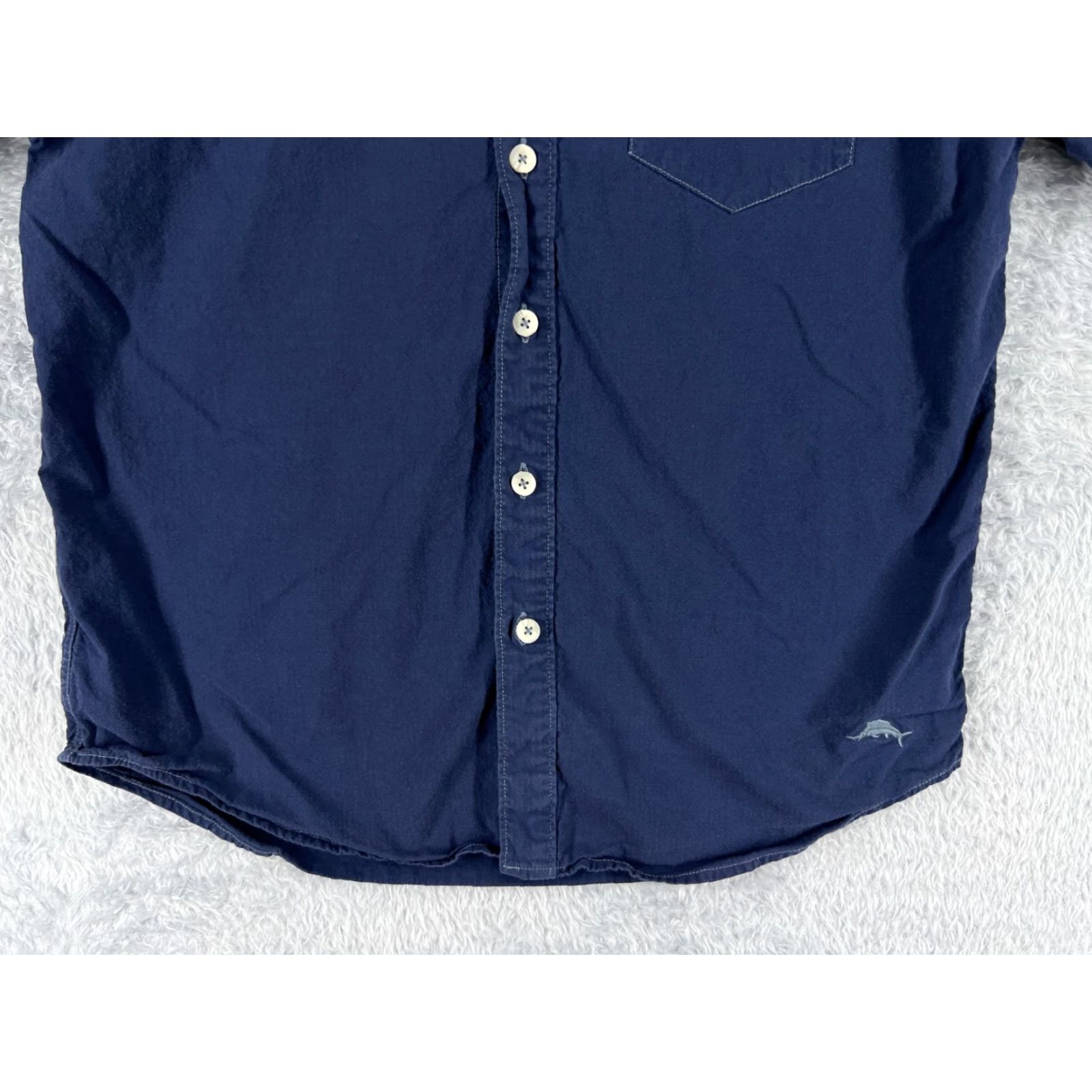 Tommy Bahama Tommy Bahama Shirt Men Small Blue Pocket 100% Cotton Hawaiian Beach Vacation Size US M / EU 48-50 / 2 - 5 Thumbnail