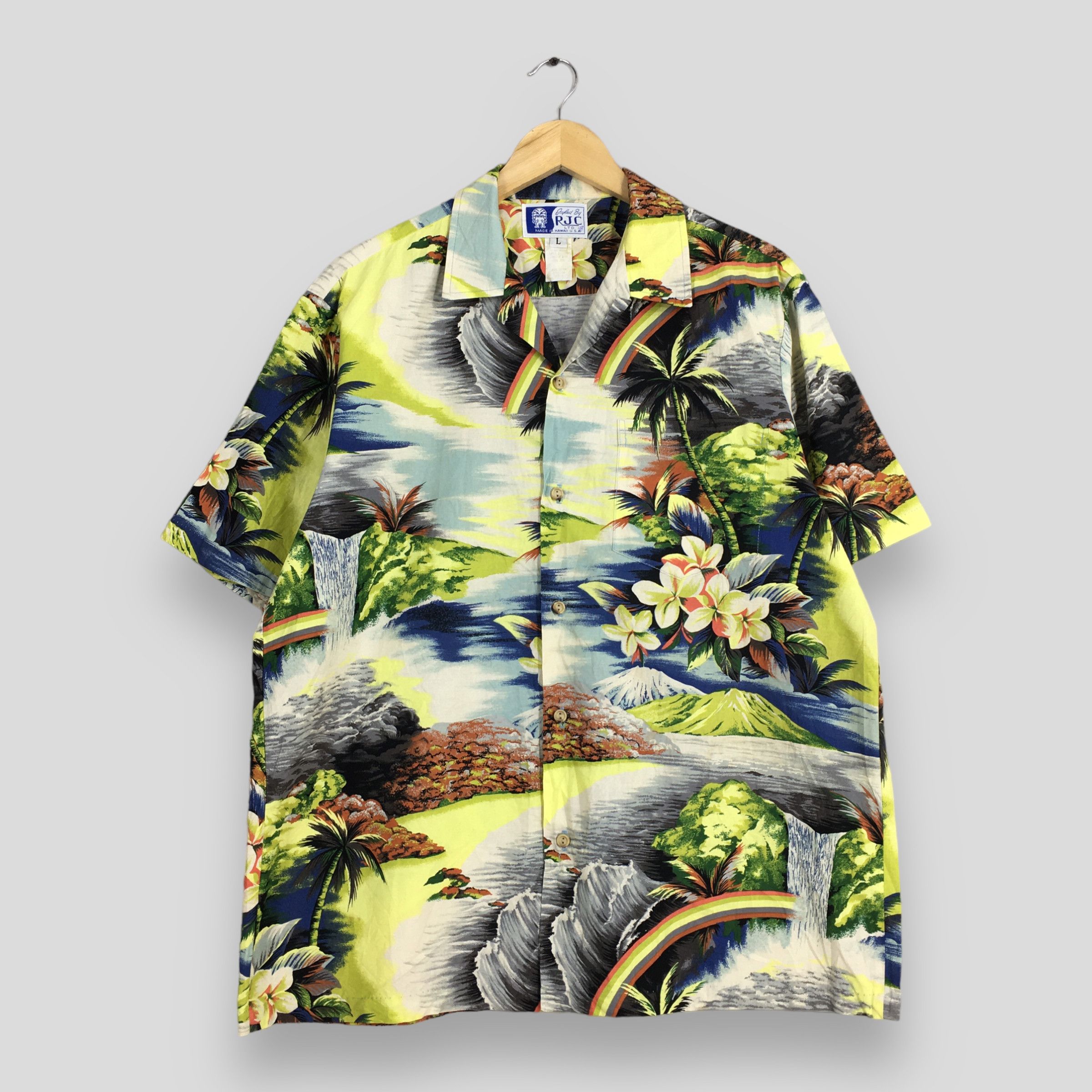 Other RJC Hawaiian Waterfall Graphic View Cotton Shirt Large Size US L / EU 52-54 / 3 - 1 Thumbnail