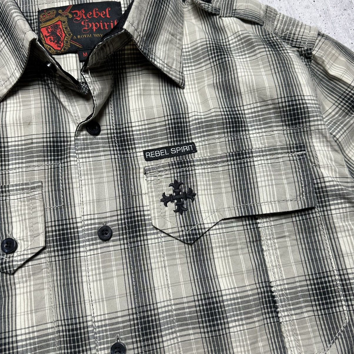 Japanese Brand Rebel Spirit Avant-Garde Shirt Long Sleeve Size US M / EU 48-50 / 2 - 6 Thumbnail