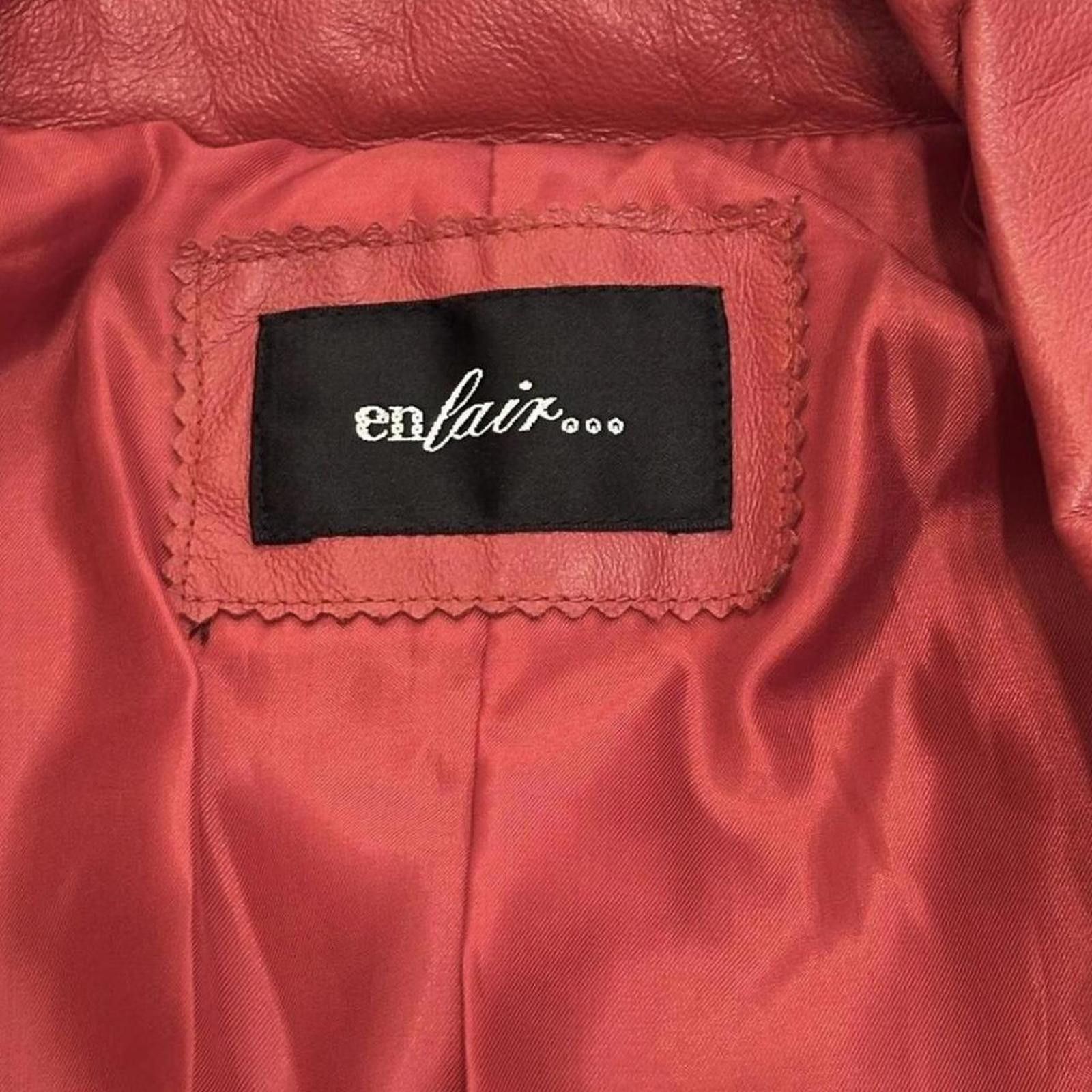 Other Real leather biker 2000s grunge red jacket Size XS / US 0-2 / IT 36-38 - 3 Thumbnail