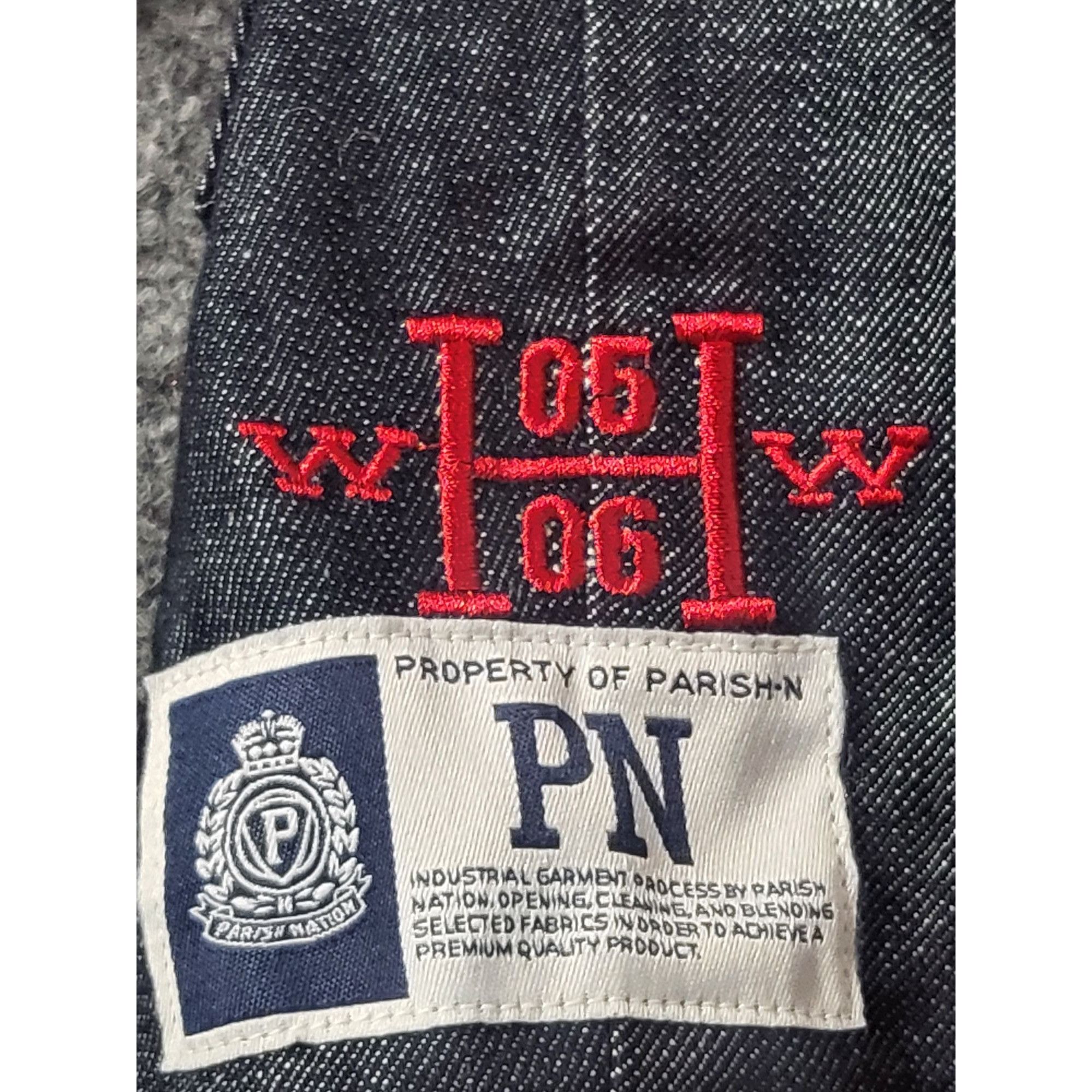 Parish Nation Parish Nation Varsity Jacket Men Sz 4XL Button Up Gray Red E Size US XXL / EU 58 / 5 - 9 Thumbnail