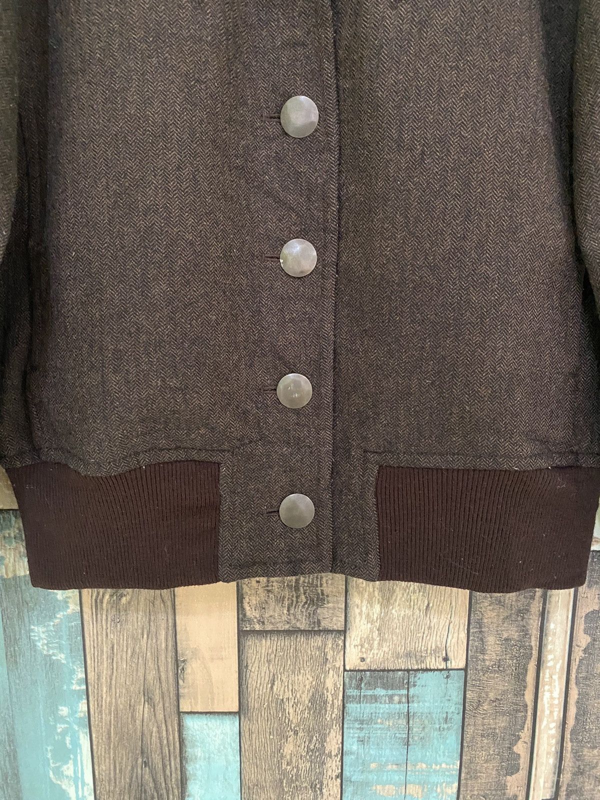 Aran Isles Knitwear Tsumori Chisato by Issey Miyake Smile Pocket Jacket Size US M / EU 48-50 / 2 - 7 Thumbnail