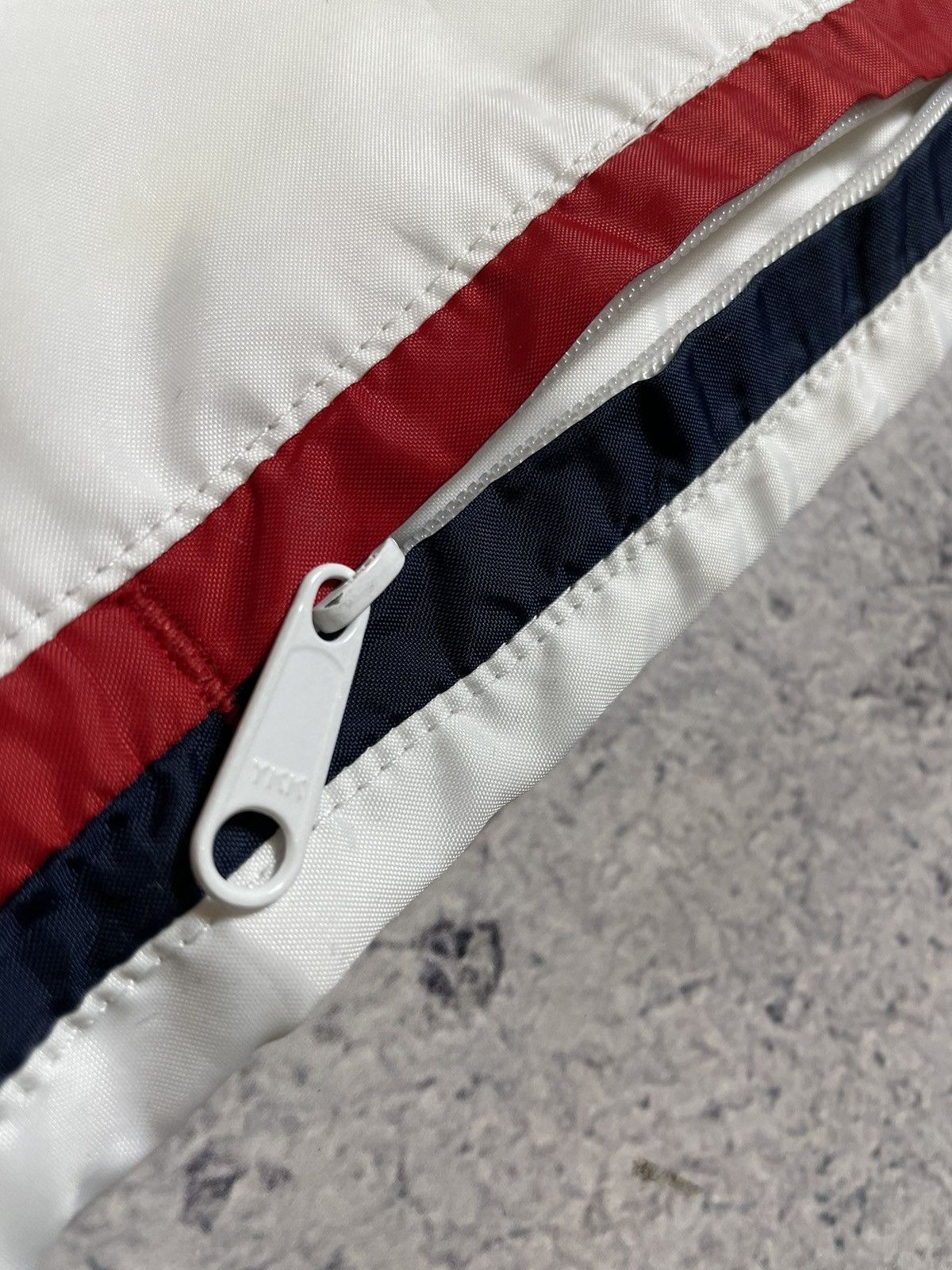 Nike × Vintage Vintage Nike Drill Swoosh Nylon White Shorts Size US 34 / EU 50 - 6 Thumbnail
