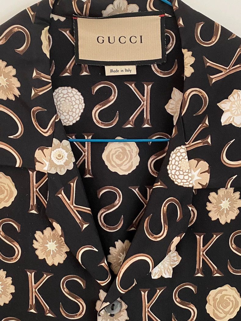 Gucci GucciPatterned short-sleeved shirt 2503-Nextarrow Size US S / EU 44-46 / 1 - 4 Thumbnail