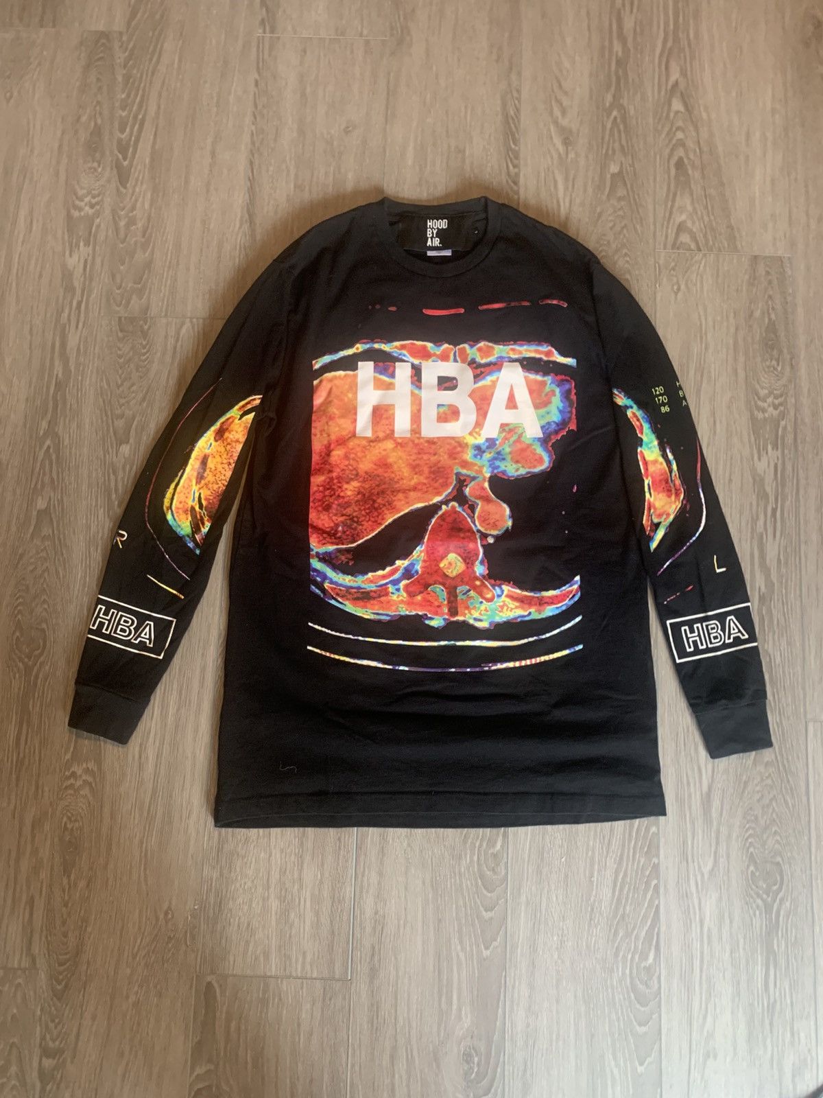Hood By Air Hood By Air Black Ultrasound Long Sleeve Size US L / EU 52-54 / 3 - 1 Thumbnail