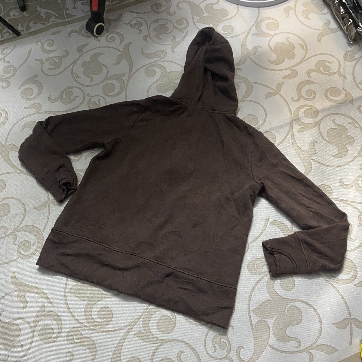 Other Vintage Plain Brown Hoodie Size XS / US 0-2 / IT 36-38 - 3 Thumbnail