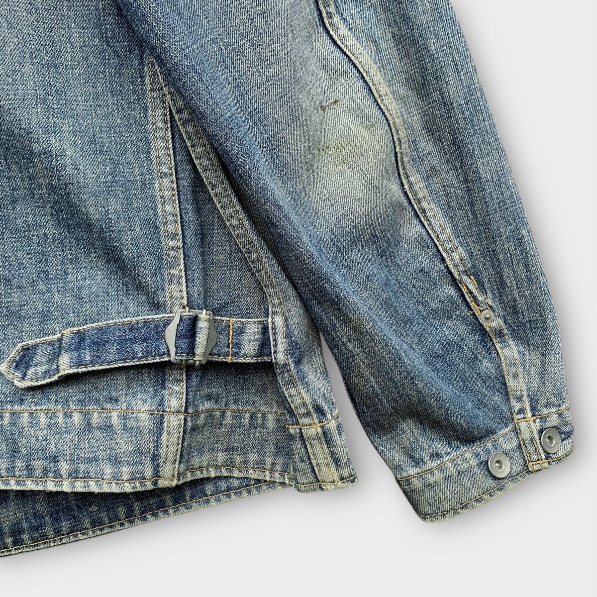 Uniqlo VINTAGE DISTRESSED UNIQLO DETROIT DENIM WORK JACKET Size US L / EU 52-54 / 3 - 10 Thumbnail