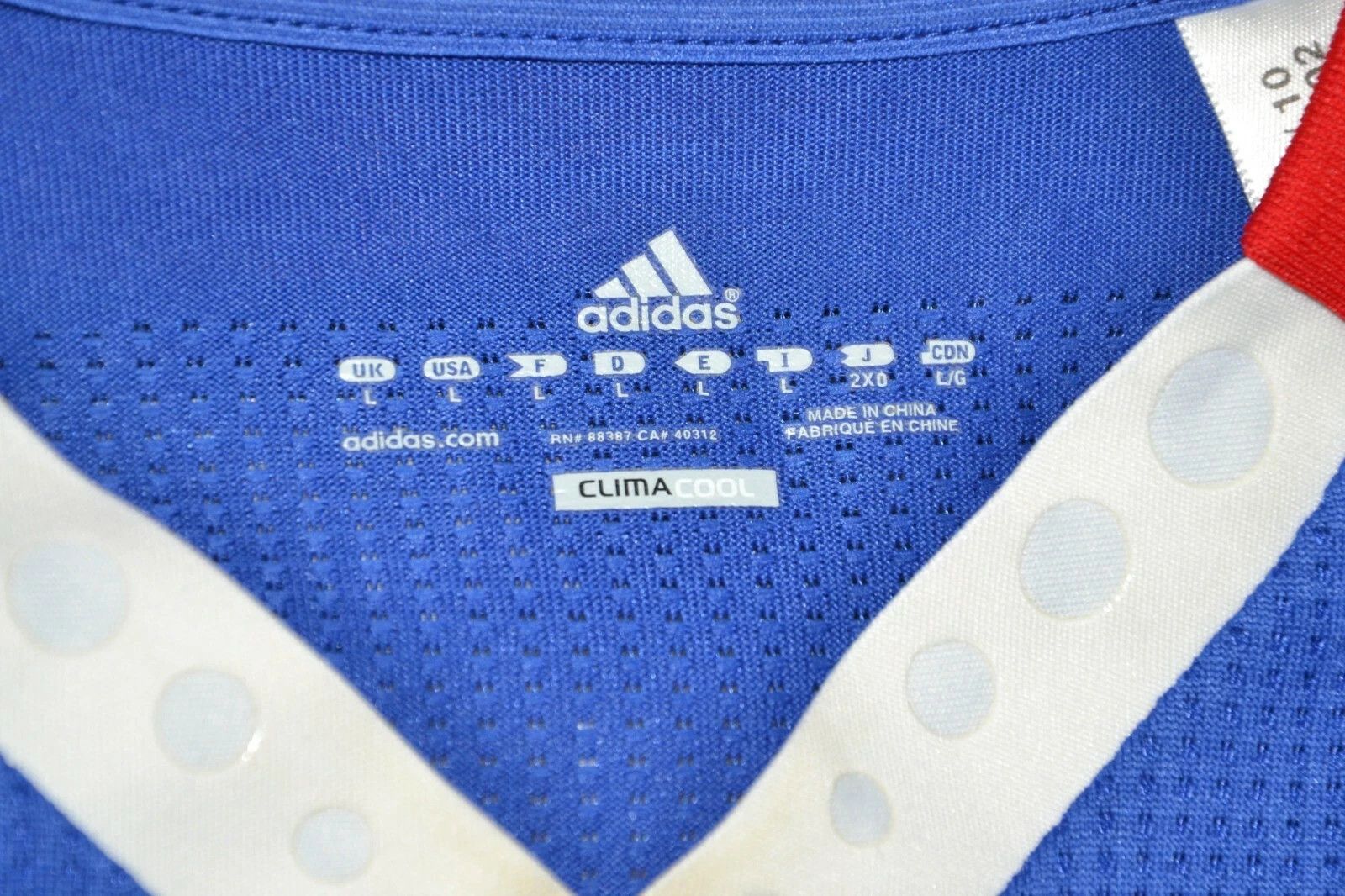 Adidas CHELSEA 2010 CHAMPIONS LEAGUE SHIRT ADIDAS LAMPARD Size US L / EU 52-54 / 3 - 8 Thumbnail