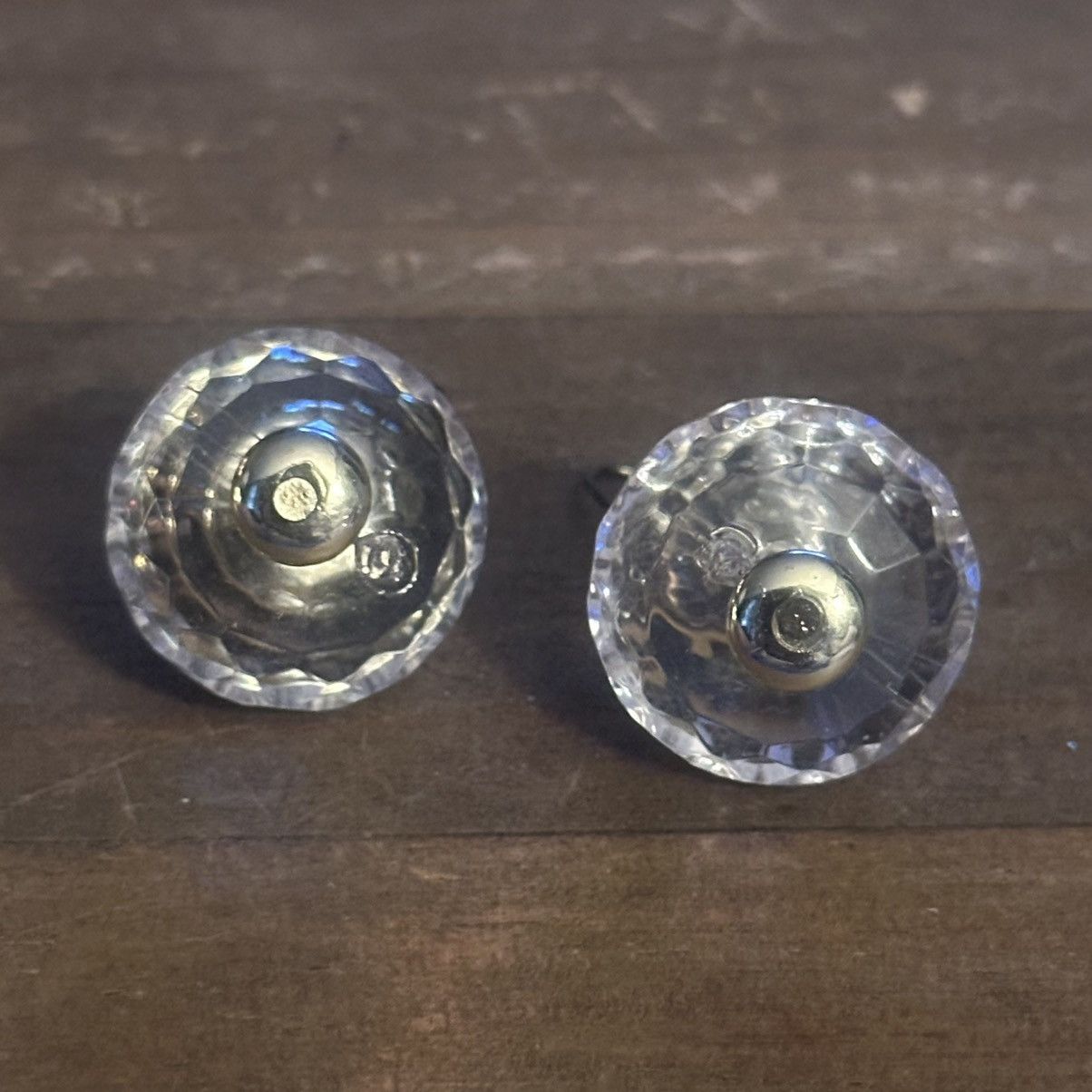 Other Clear faceted ball dangle earrings Size ONE SIZE - 3 Thumbnail