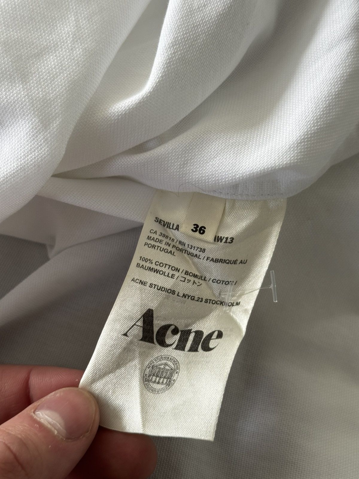 Acne Studios Acne Studios Avant Garde Button Up Luxury 00s Shirt Size XS / US 0-2 / IT 36-38 - 9 Thumbnail