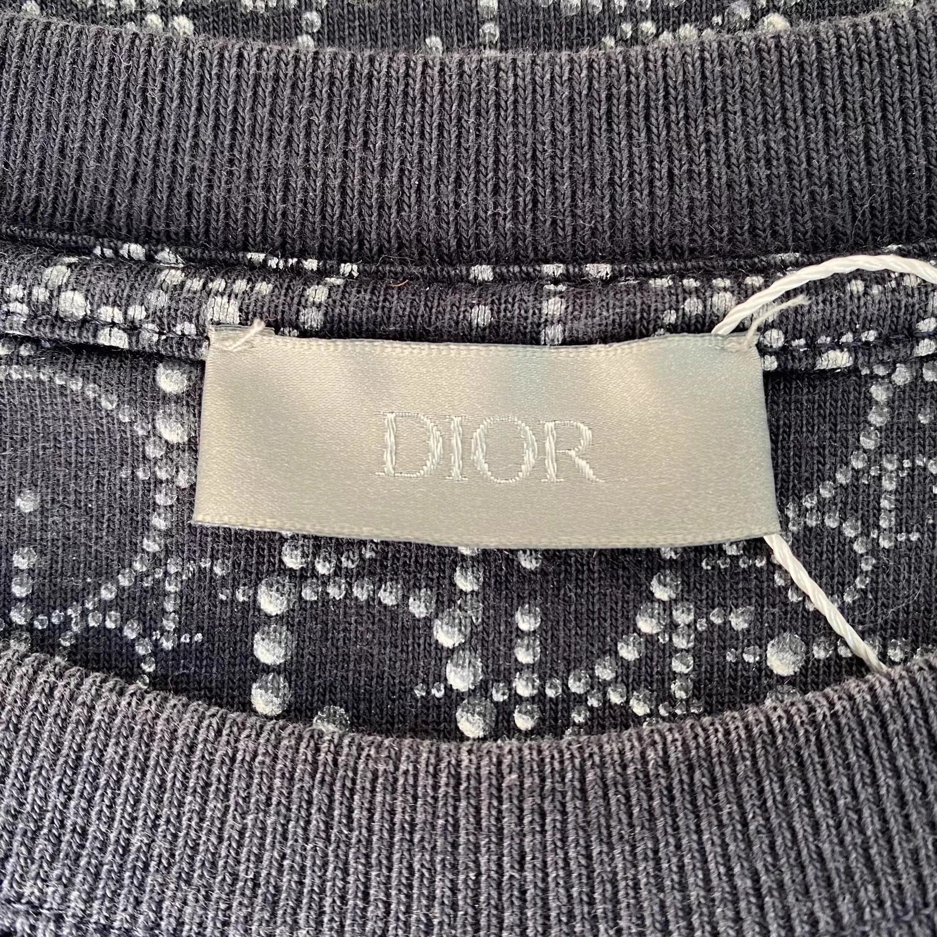 Dior Dior full logo blue S T-shirt Size US S / EU 44-46 / 1 - 7 Thumbnail