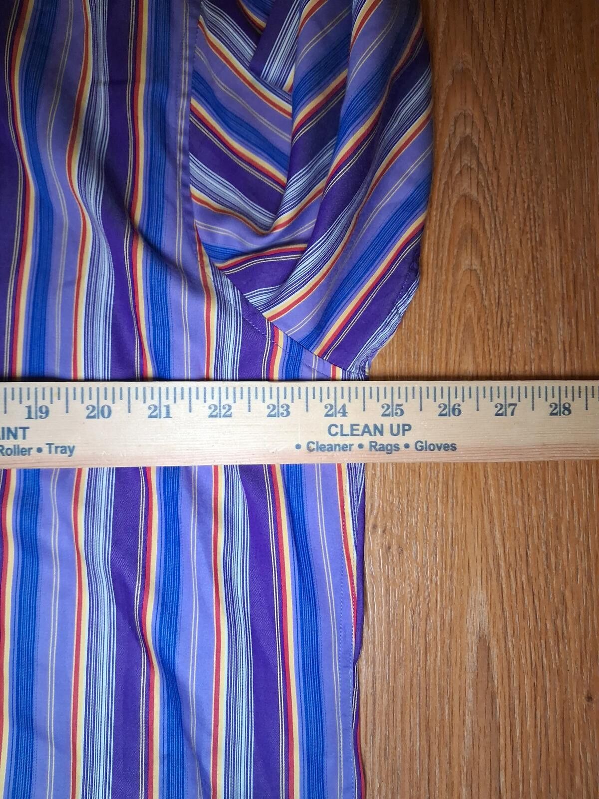 Robert Graham Robert Graham Shirt XL Multicolor Striped Cotton Flip Cuff Size US XL / EU 56 / 4 - 9 Thumbnail