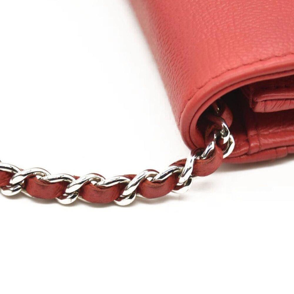 Chanel CHANEL Grained Calfskin Quilted CC Box Wallet On Chain Size ONE SIZE - 8 Thumbnail