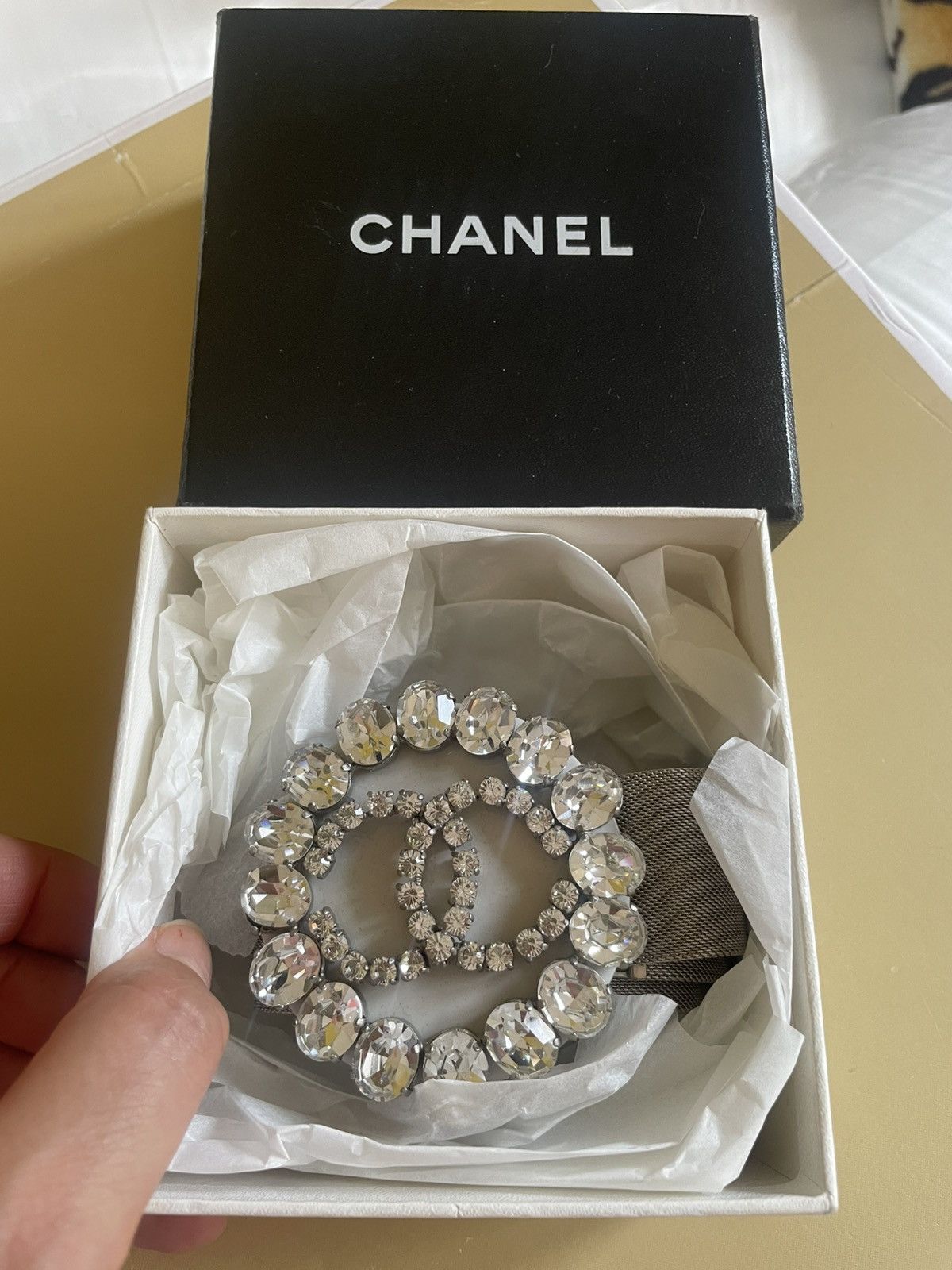 Chanel CHANEL CC LOGO BELT CRYSTALS. Size ONE SIZE - 9 Thumbnail