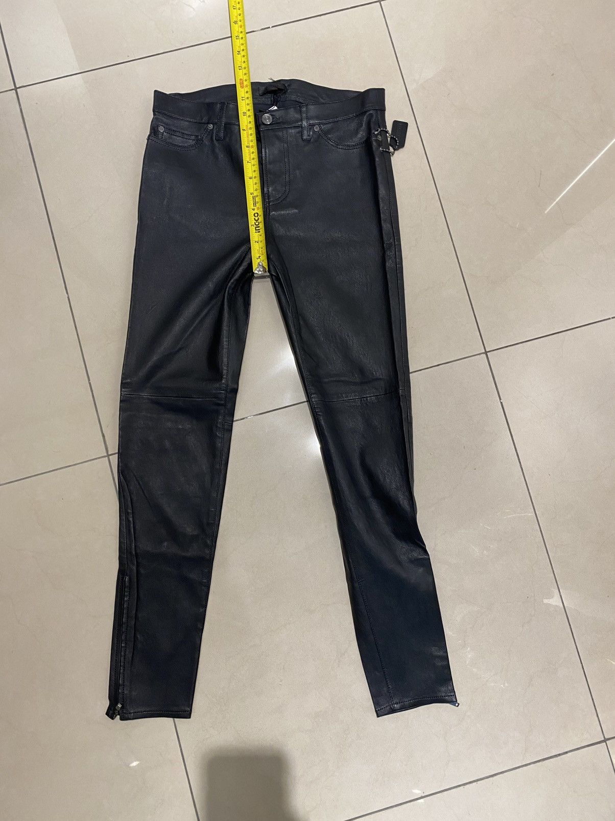 Coach Coach stretch Leather Pants Size 6 Size 28" / US 6 / IT 42 - 12 Thumbnail