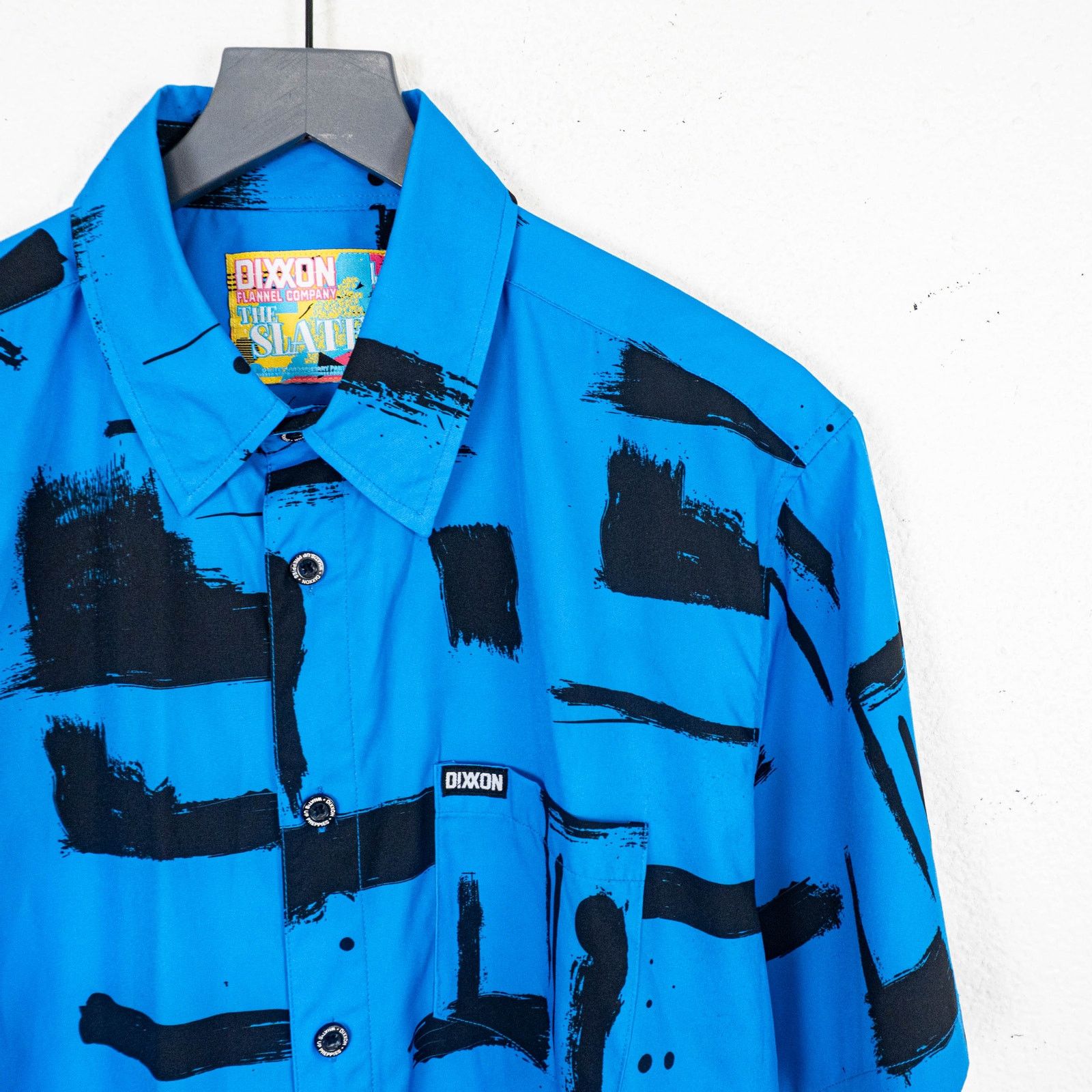 Dixxon DIXXON Flannel Co. Short Sleeve Slater Shirt Blue black L Size US L / EU 52-54 / 3 - 3 Thumbnail