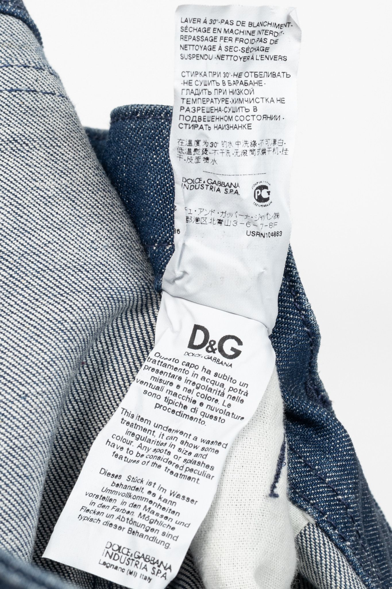 Dolce & Gabbana Dolce & Gabbana Distressed Paint-Splatter Straight-Leg Jeans Size US 36 / EU 52 - 12 Thumbnail