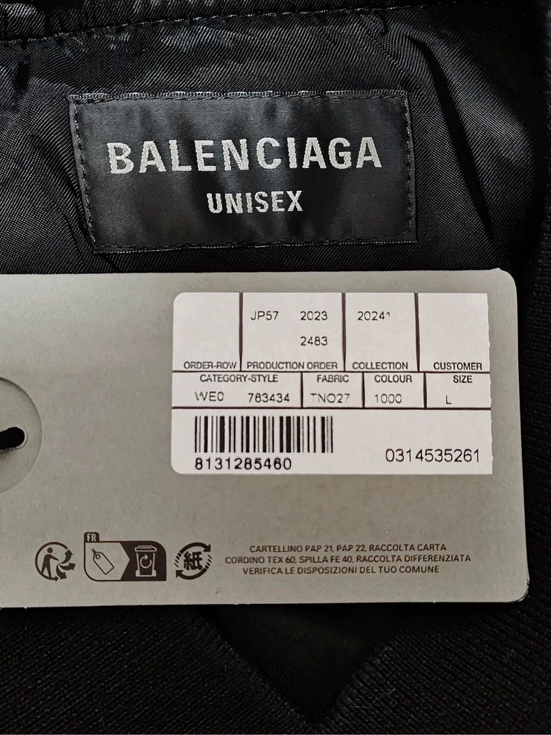 Balenciaga Balenciaga 24ss Coke Embroidered Bomber Cotton Jacket 2503 Size US L / EU 52-54 / 3 - 4 Thumbnail