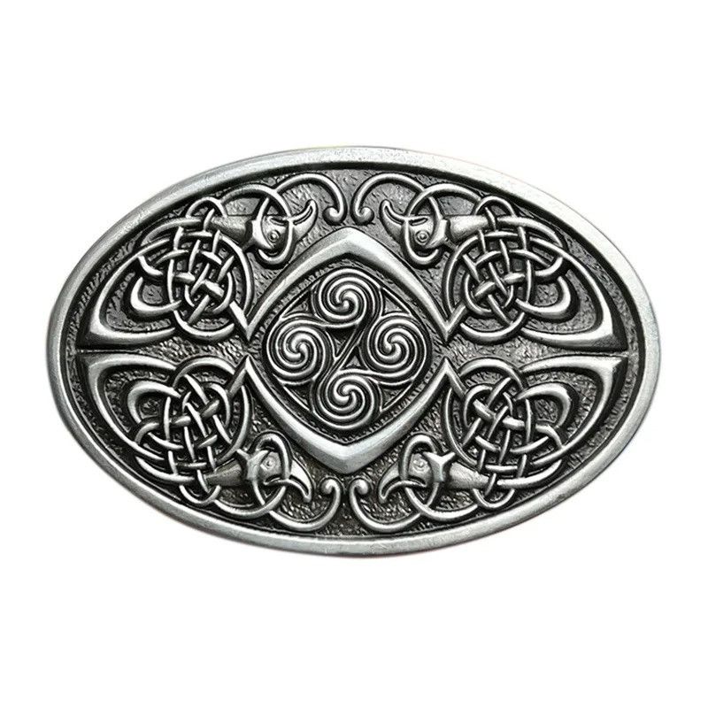 Vintage Celtic belt buckle Western ethnic style Size ONE SIZE - 1 Thumbnail