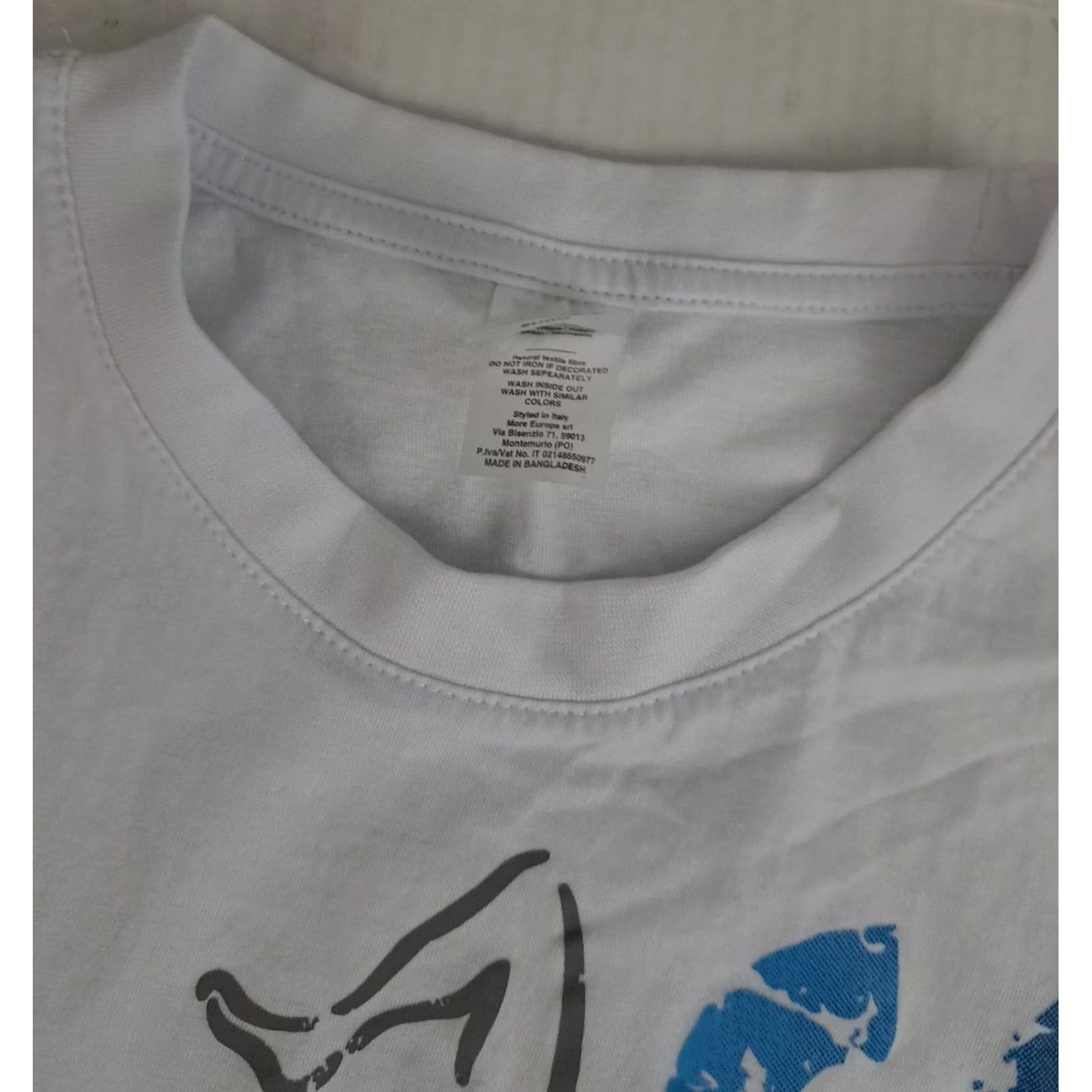 Vintage VINTAGE Sicilia, Italy T-Shirt White L Women Short Sleeve Crew Neck Me Canvas Cotton 25in long 19in pit to pit Winter Spring Summer Ronaldo? Size L / US 10 / IT 46 - 3 Thumbnail