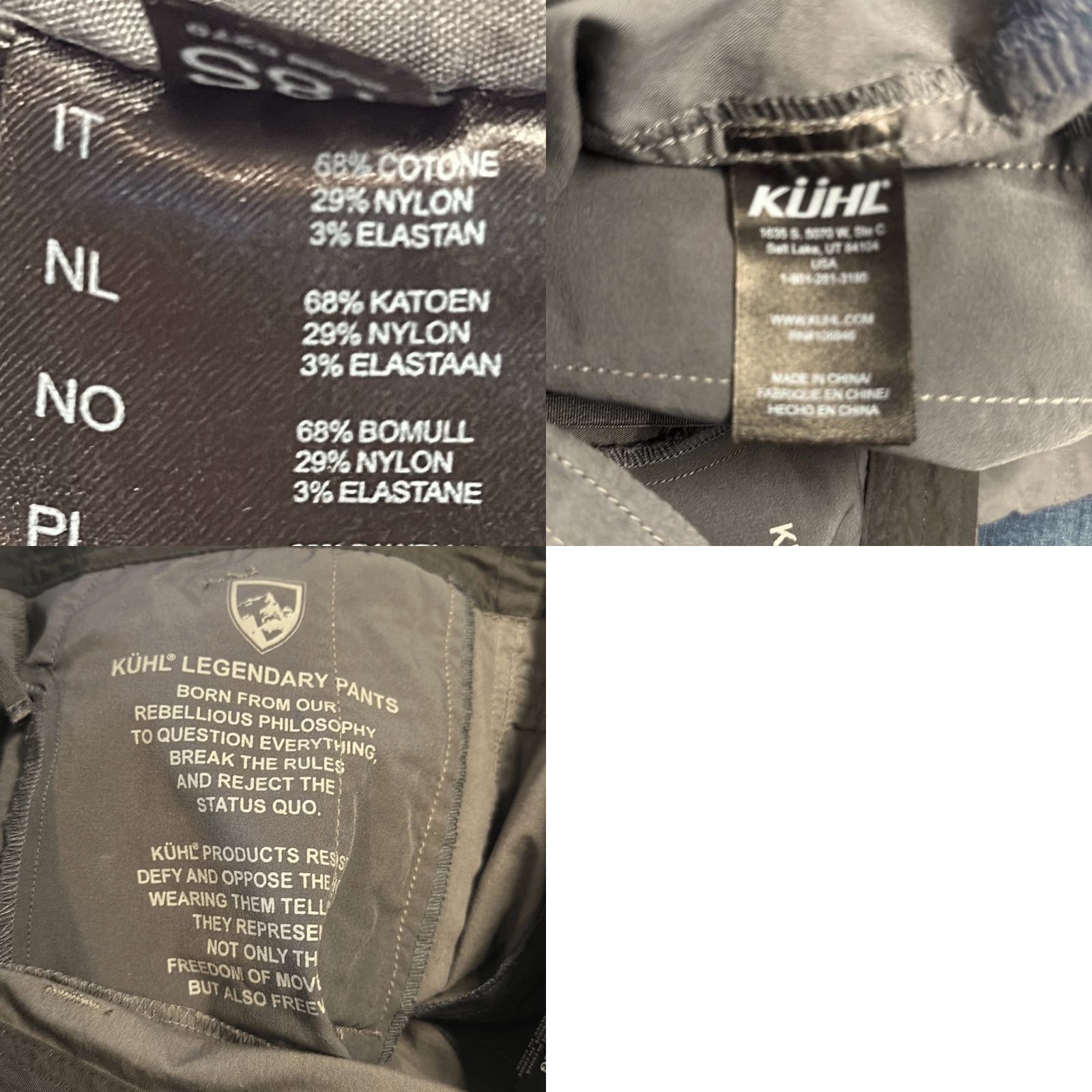 Vintage Kuhl Spire Roll Up Pants Zip Pockets Hiking size 8 REG style 6279 Women Gray Chino Outdoors Size 30" / US 8 / IT 44 - 9 Thumbnail