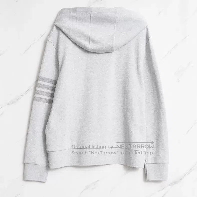 Thom Browne Thom Browne Striped hooded sweatshirt Size US XL / EU 56 / 4 - 6 Thumbnail