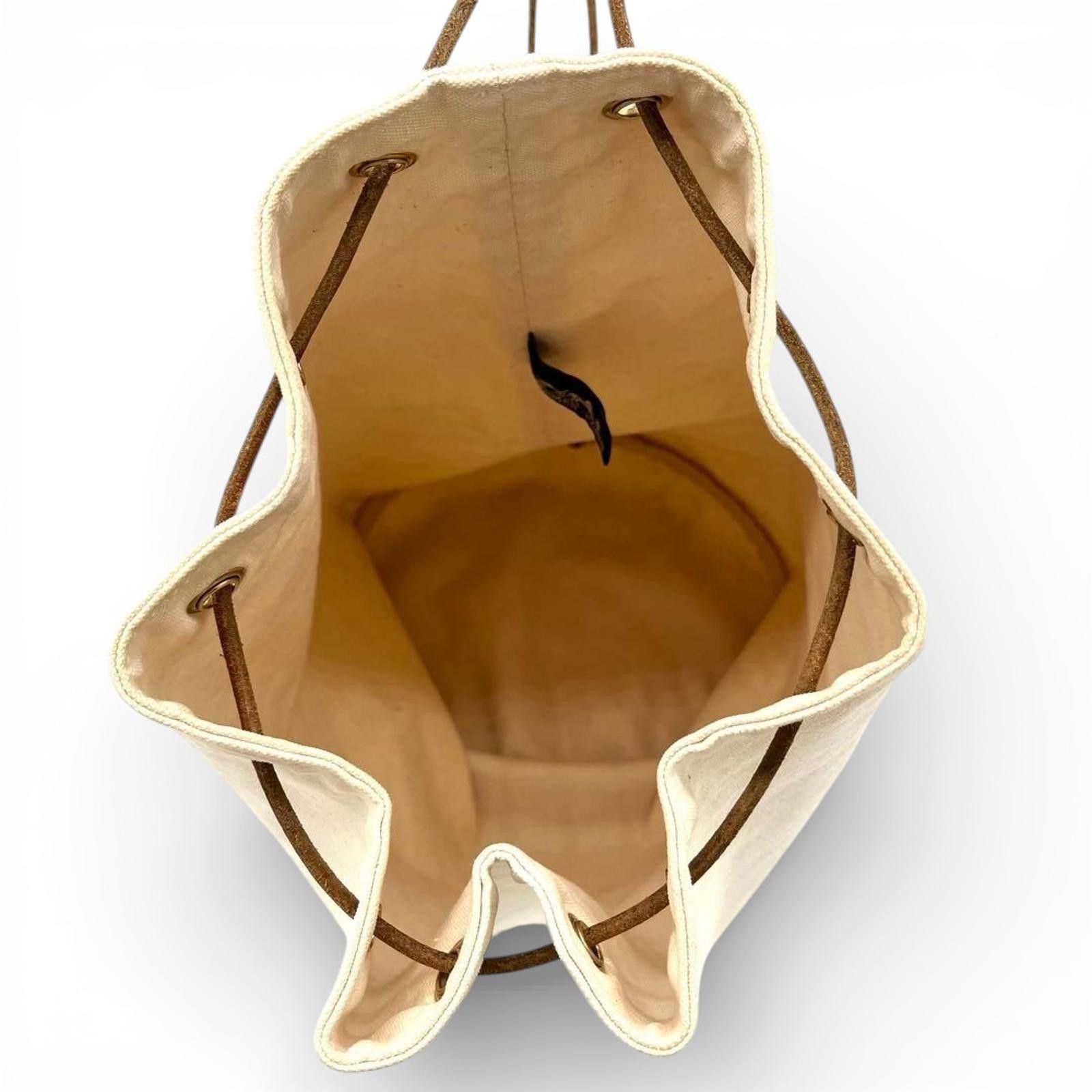 Hermes Hermès - Women's Canvas Bucket Bag Size ONE SIZE - 4 Thumbnail