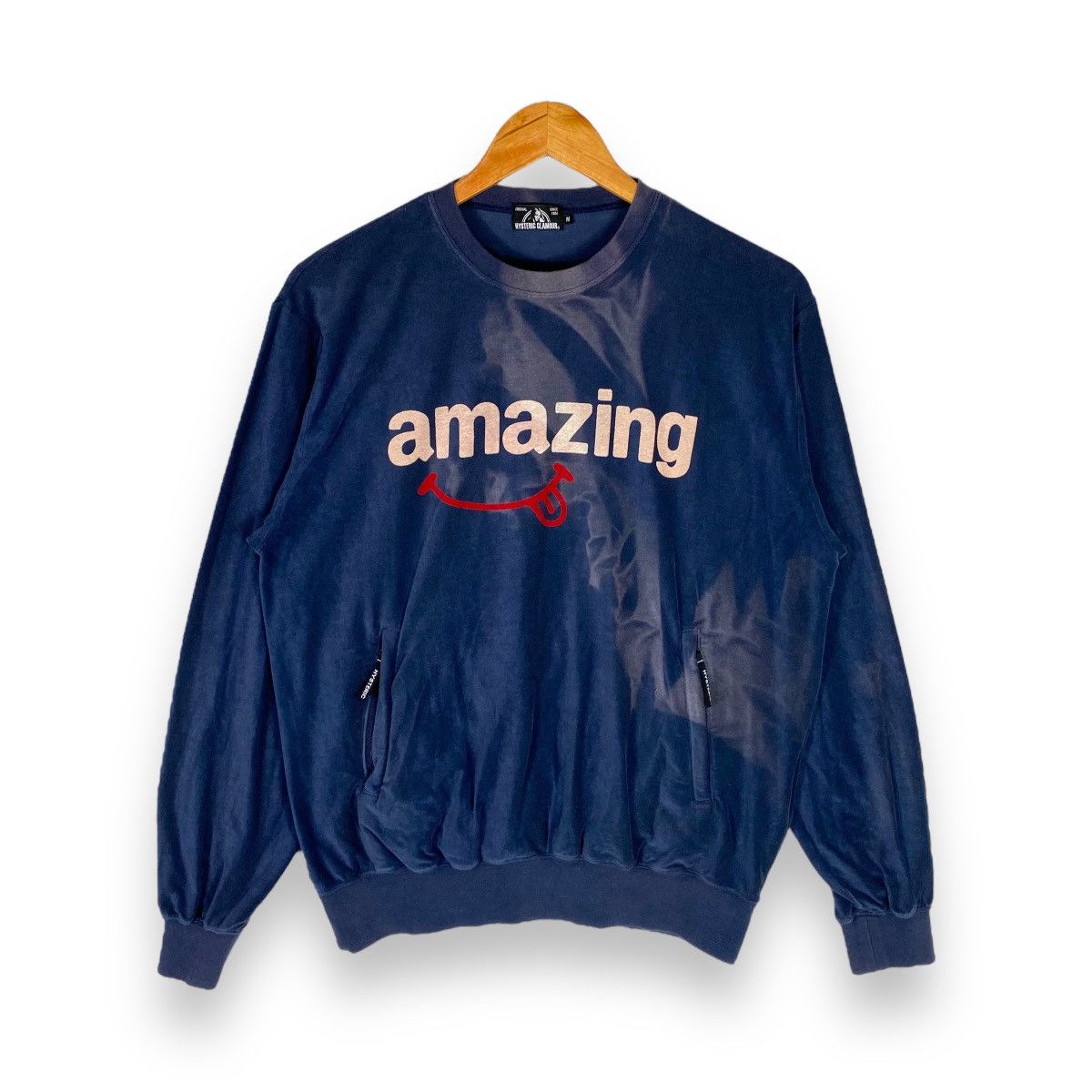 Hysteric Glamour Hysteric Glamour "AMAZING" Bleached Stain Crewneck Size US M / EU 48-50 / 2 - 1 Thumbnail
