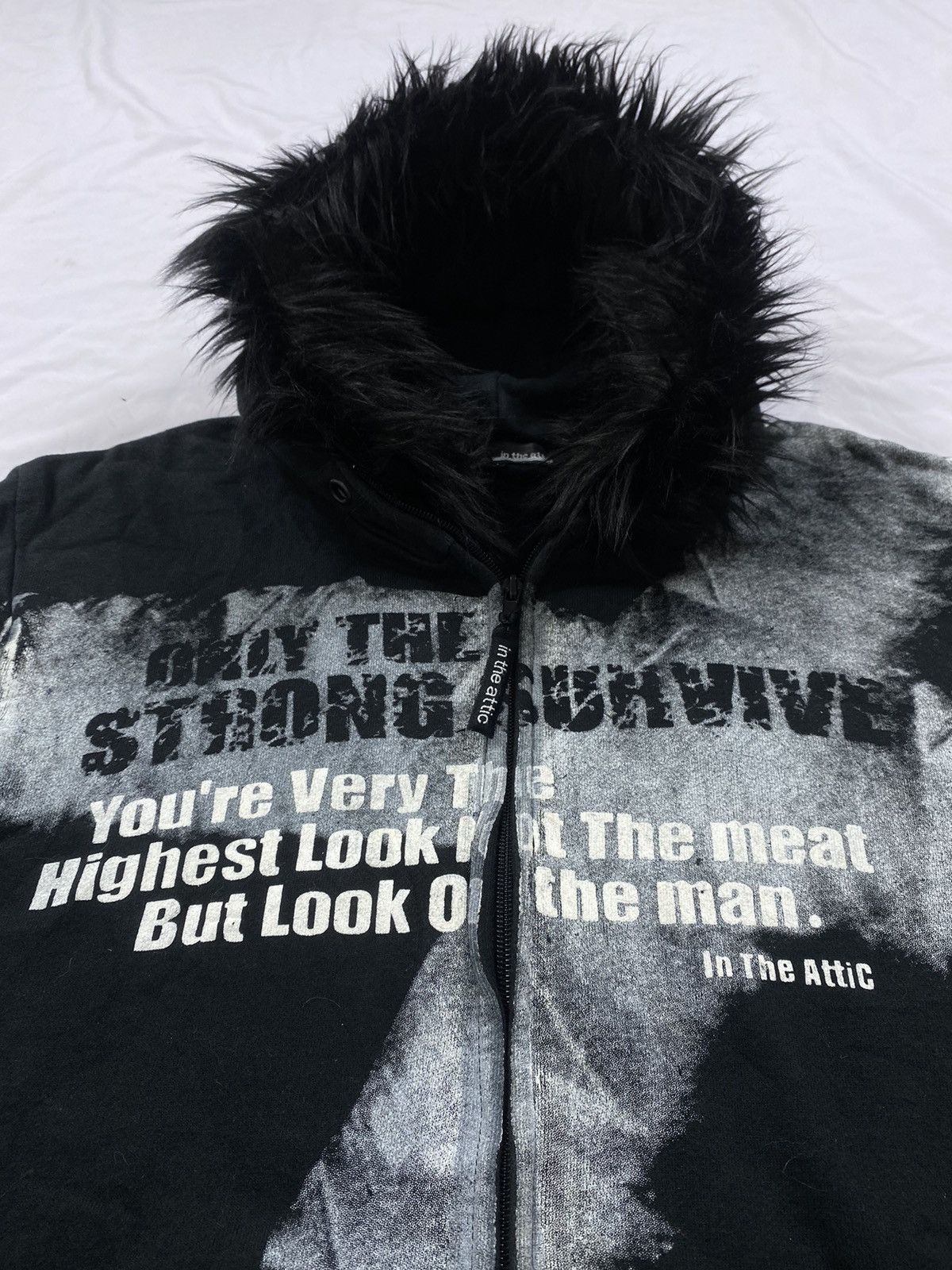 Japanese Brand In The Attic Fur Zip Hoodie Punk ifsix lgb Style Size US M / EU 48-50 / 2 - 3 Thumbnail