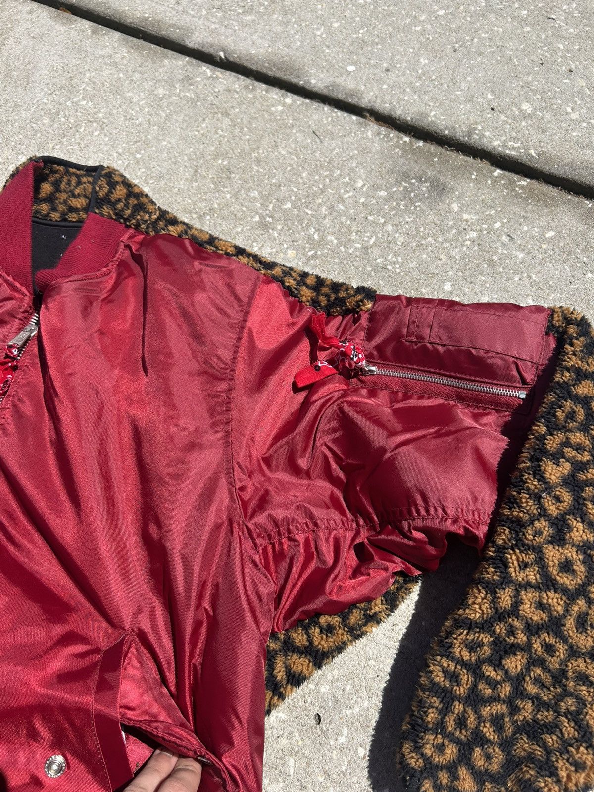 Other 1/1 Your World reconstructed split cheetah print bomber Size US XL / EU 56 / 4 - 2 Thumbnail