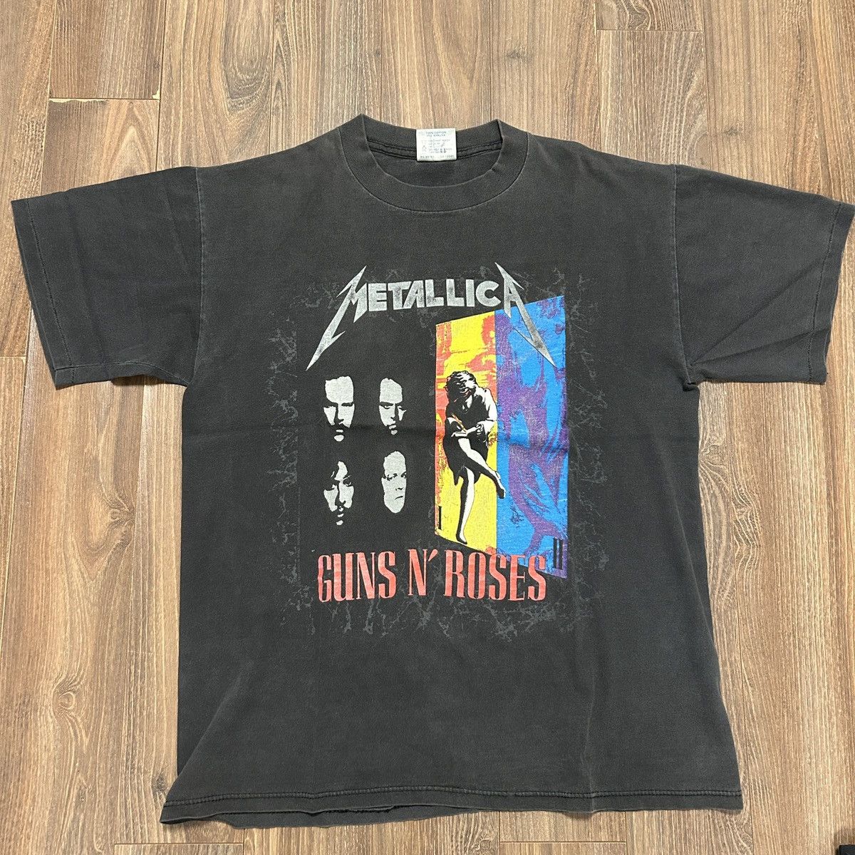 Guns N' Roses × Metallica × Vintage 1992s METALLICA×GUNS N’ ROSES Tour T-shirts L Size US L / EU 52-54 / 3 - 1 Thumbnail